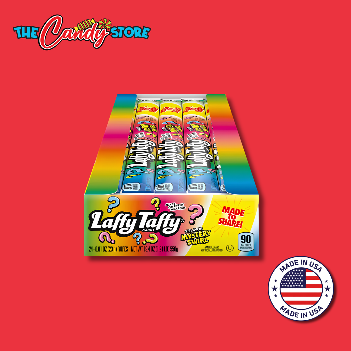 Laffy Taffy Ropes Mystery Swirl Candy, 23g