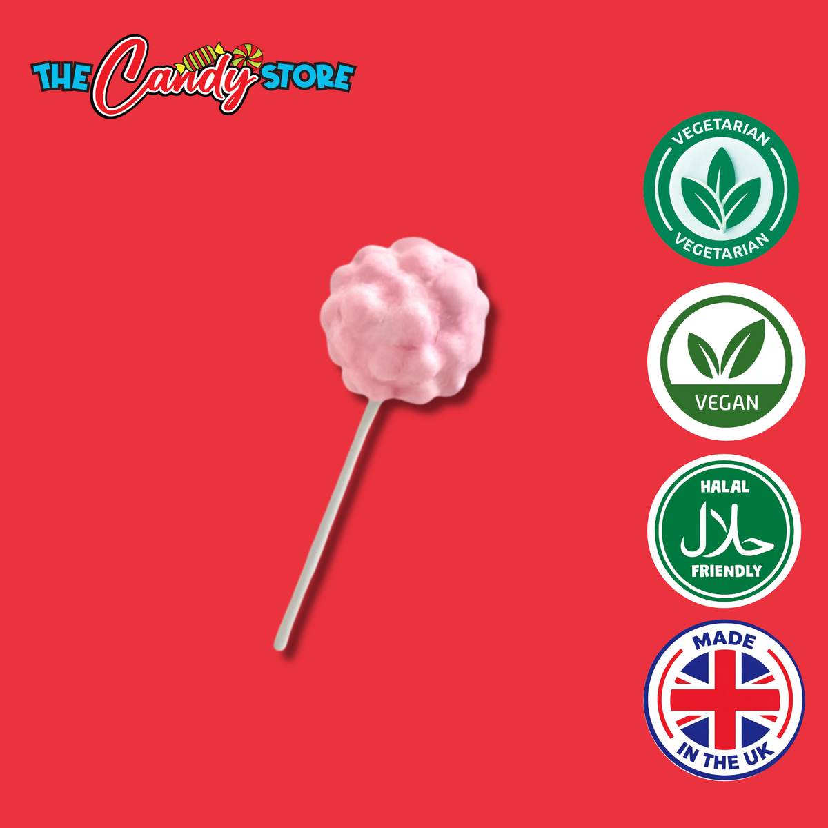 Brain Sucker Giant Sour Lollipop, 65g