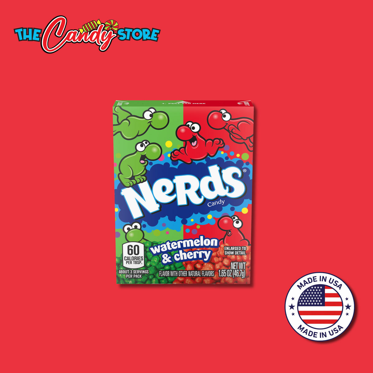 Nerds Watermelon & Cherry Candy Theatre Box, 46g