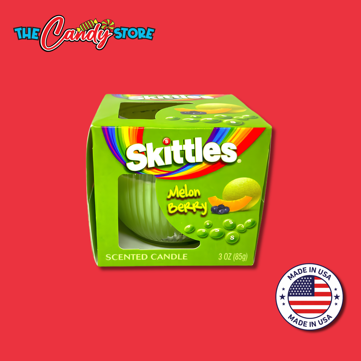 Skittles Melon Berry Scented Candles, 85g