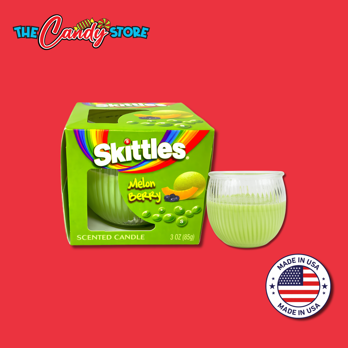 Skittles Melon Berry Scented Candles, 85g