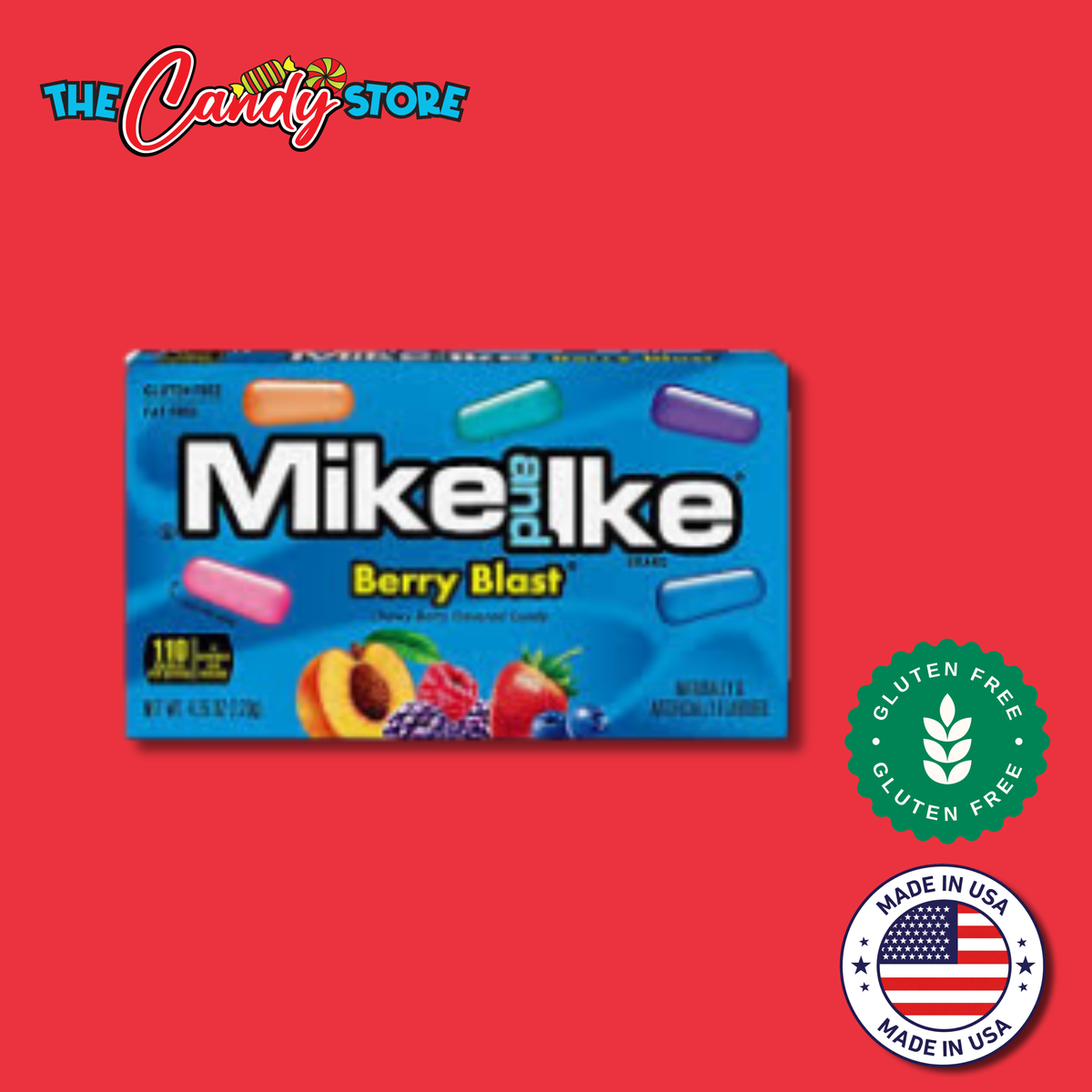 Mike and Ike Berry Blast Chewy Candy