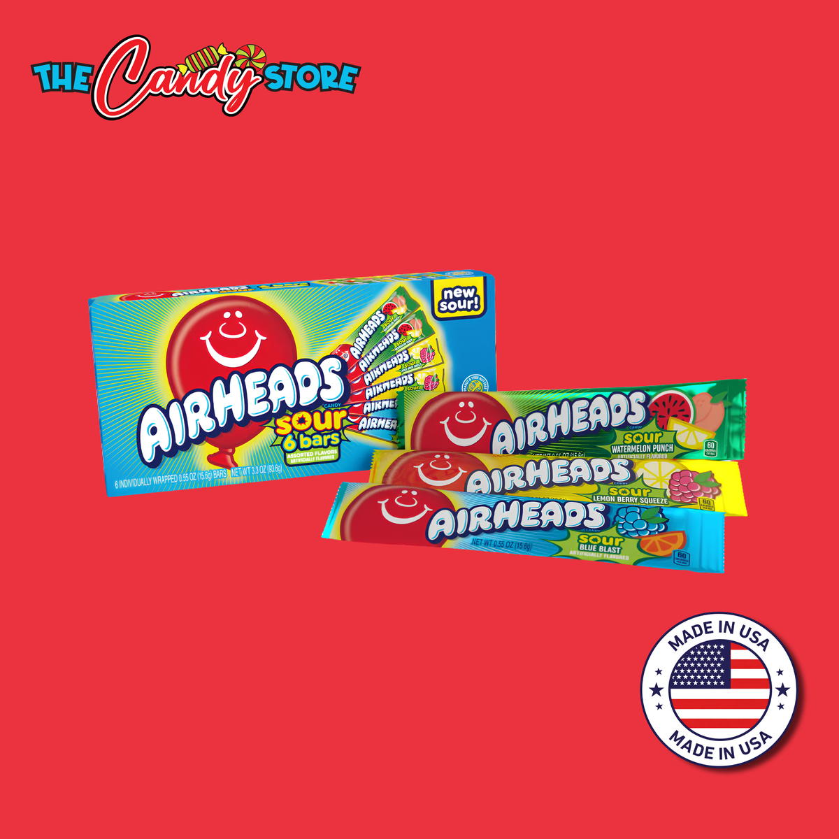 Airhead Sours Theatre Box, 99.2g