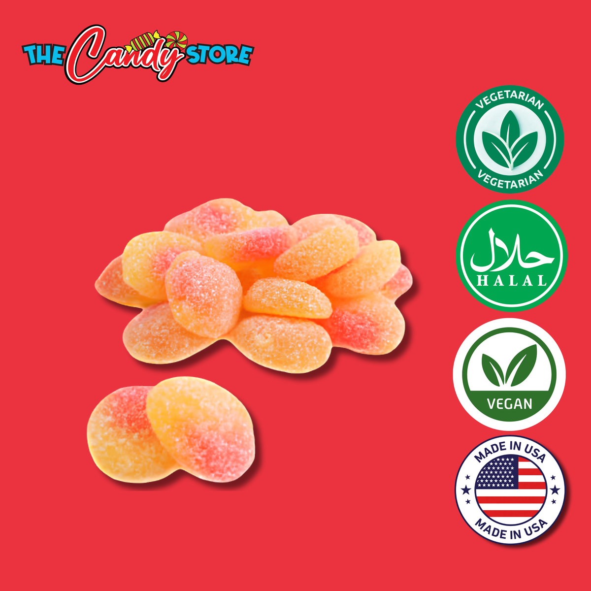Sour Patch Kids Peach Candy, 105g