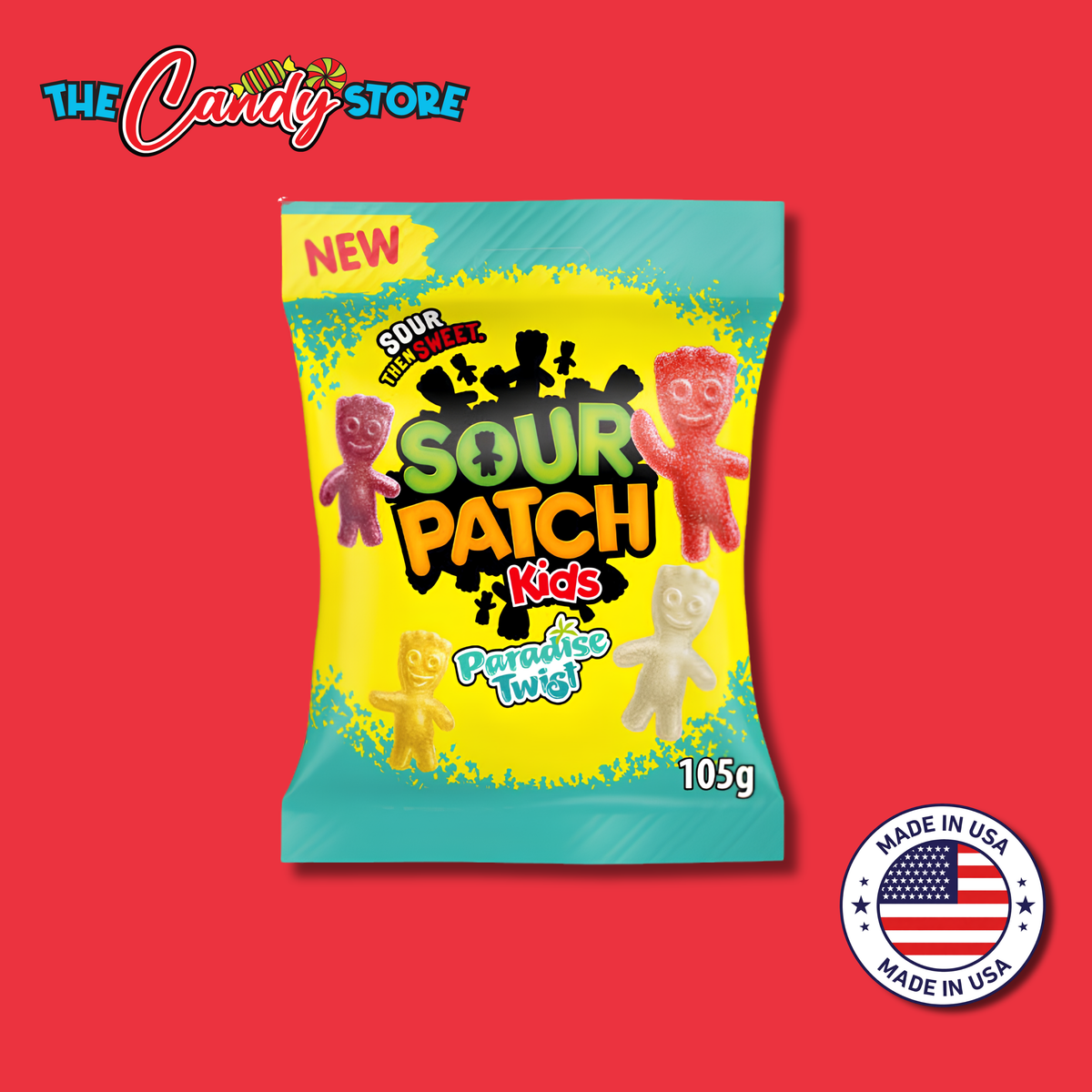 Sour Patch Kids Paradise Twist Candy, 105g