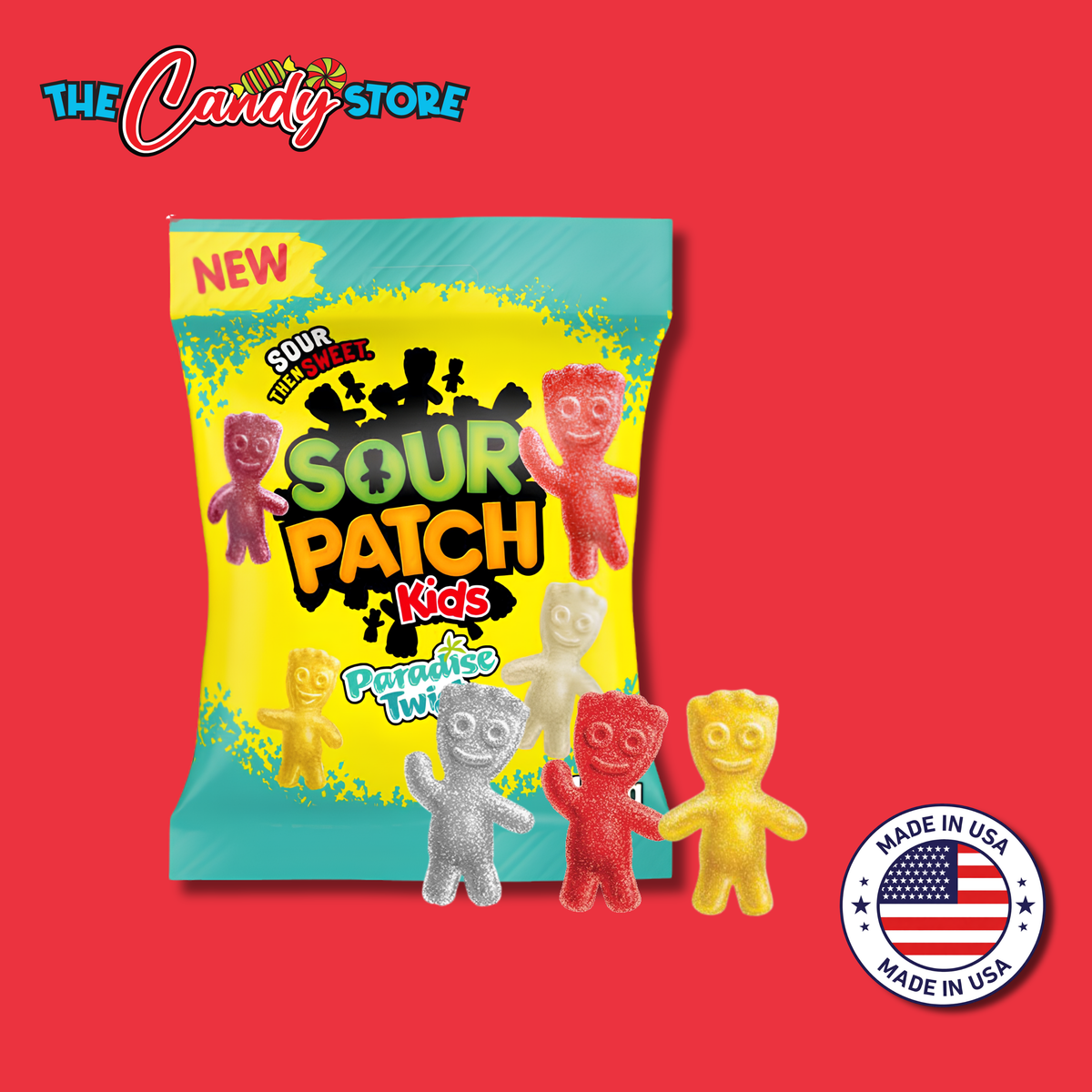 Sour Patch Kids Paradise Twist Candy, 105g