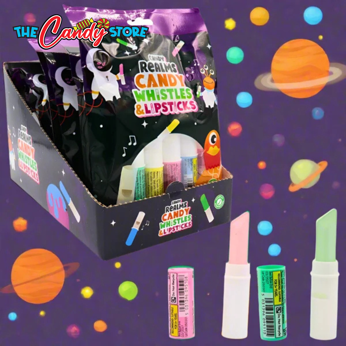 Candy Realms Whistles & Lipsticks Candy, 5g