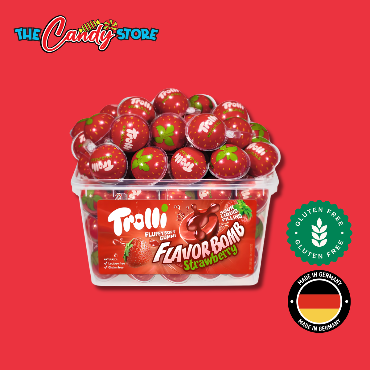Trolli Strawberry Flavourbomb, 1.3kg