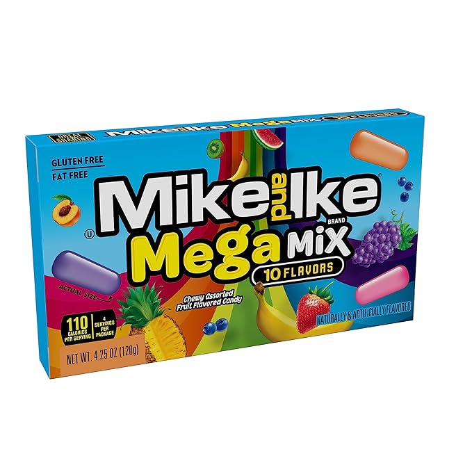 Mike and Ike Mega Mix Chewy Candy