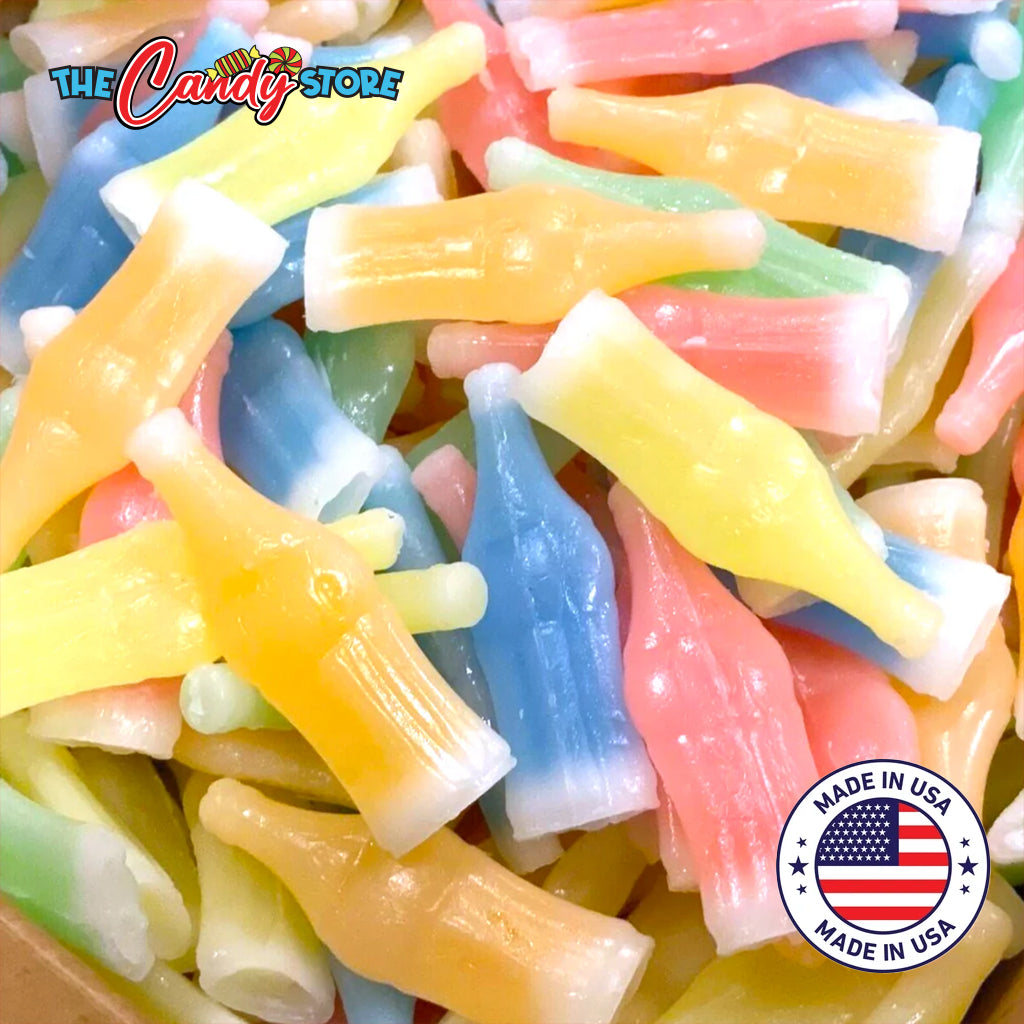 Nik-L-Nip Candy Wax Bottles Fruit Flavored Mini Drinks (Pack of 4)