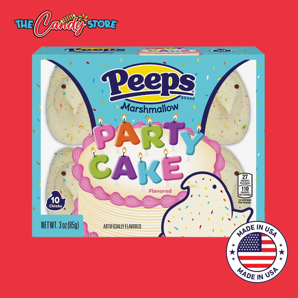 PEEPS Party Cake Chicks Marshmallow Candy