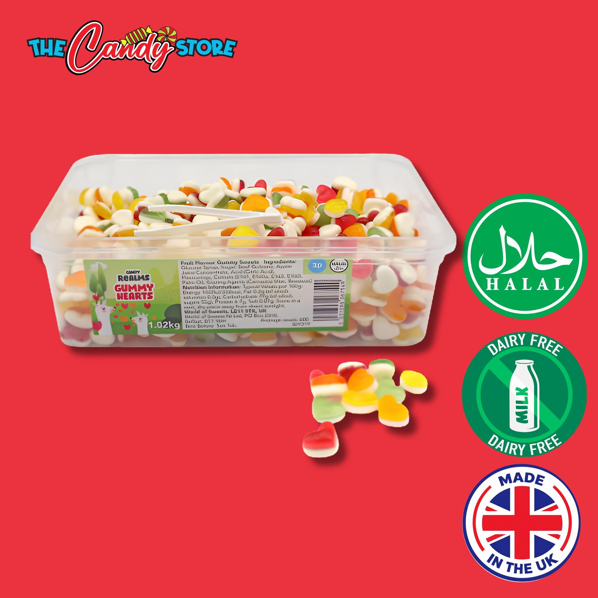 Candy Realms Gummy Hearts
