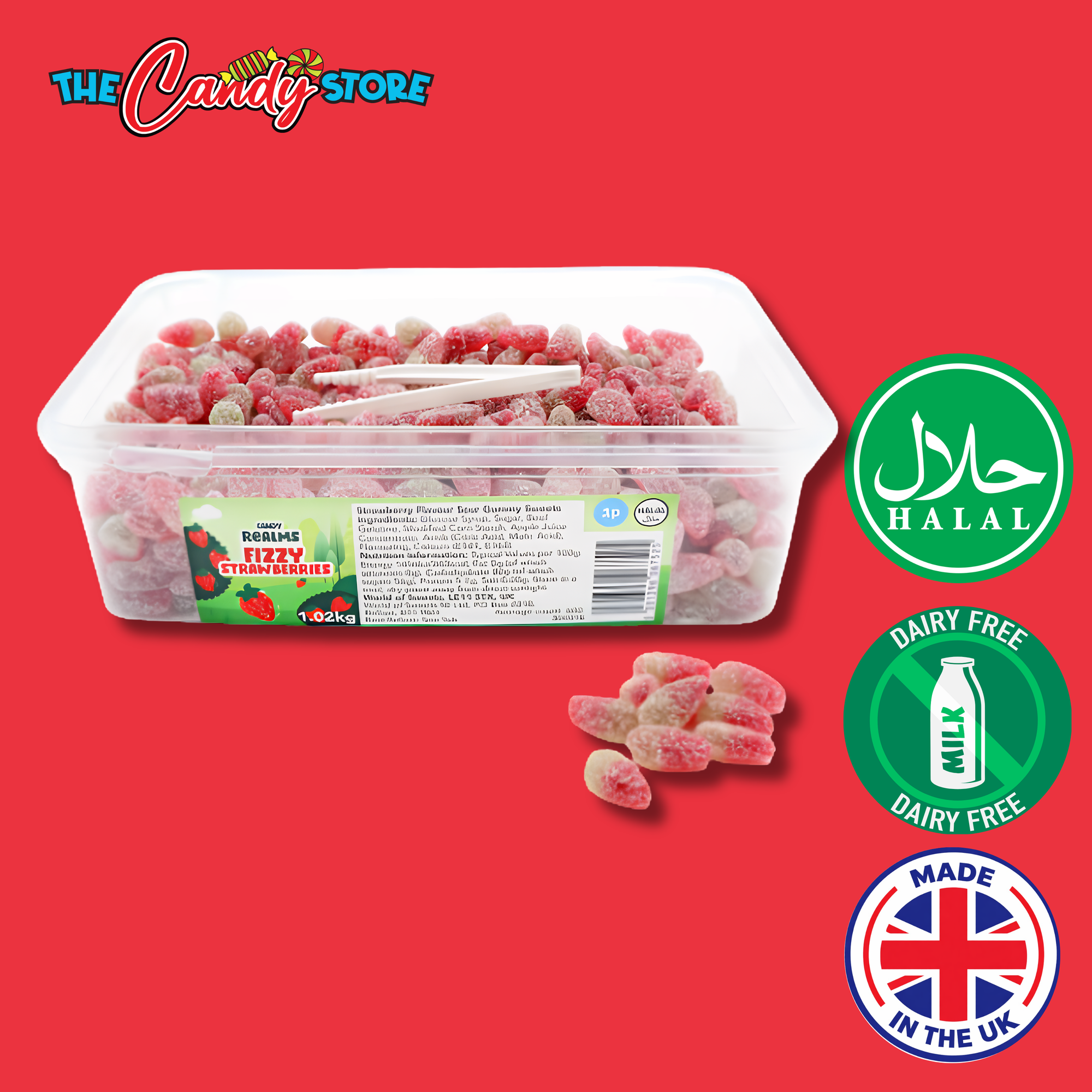 Candy Realms Fizzy Strawberries