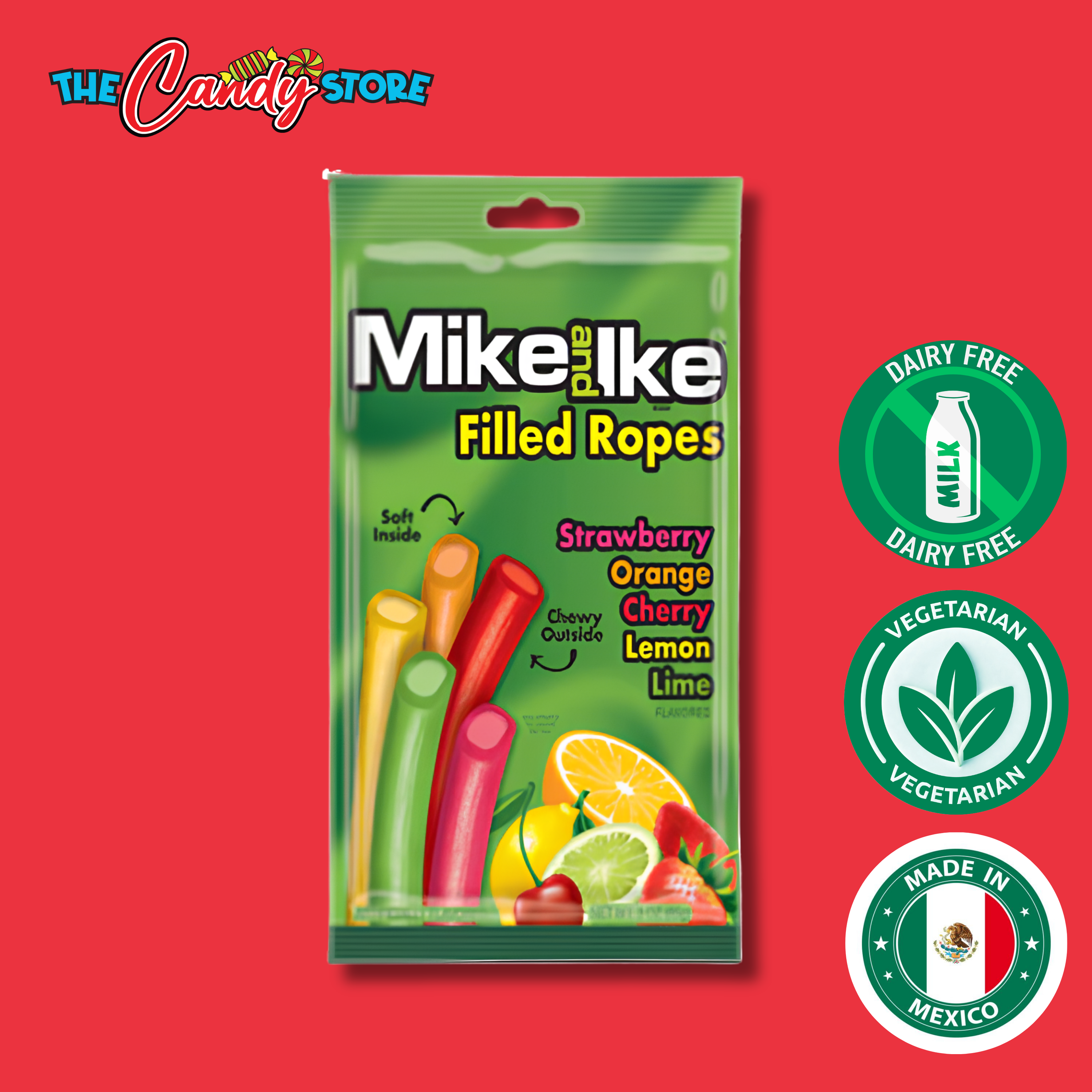 Mike and Ike Filled Ropes 
