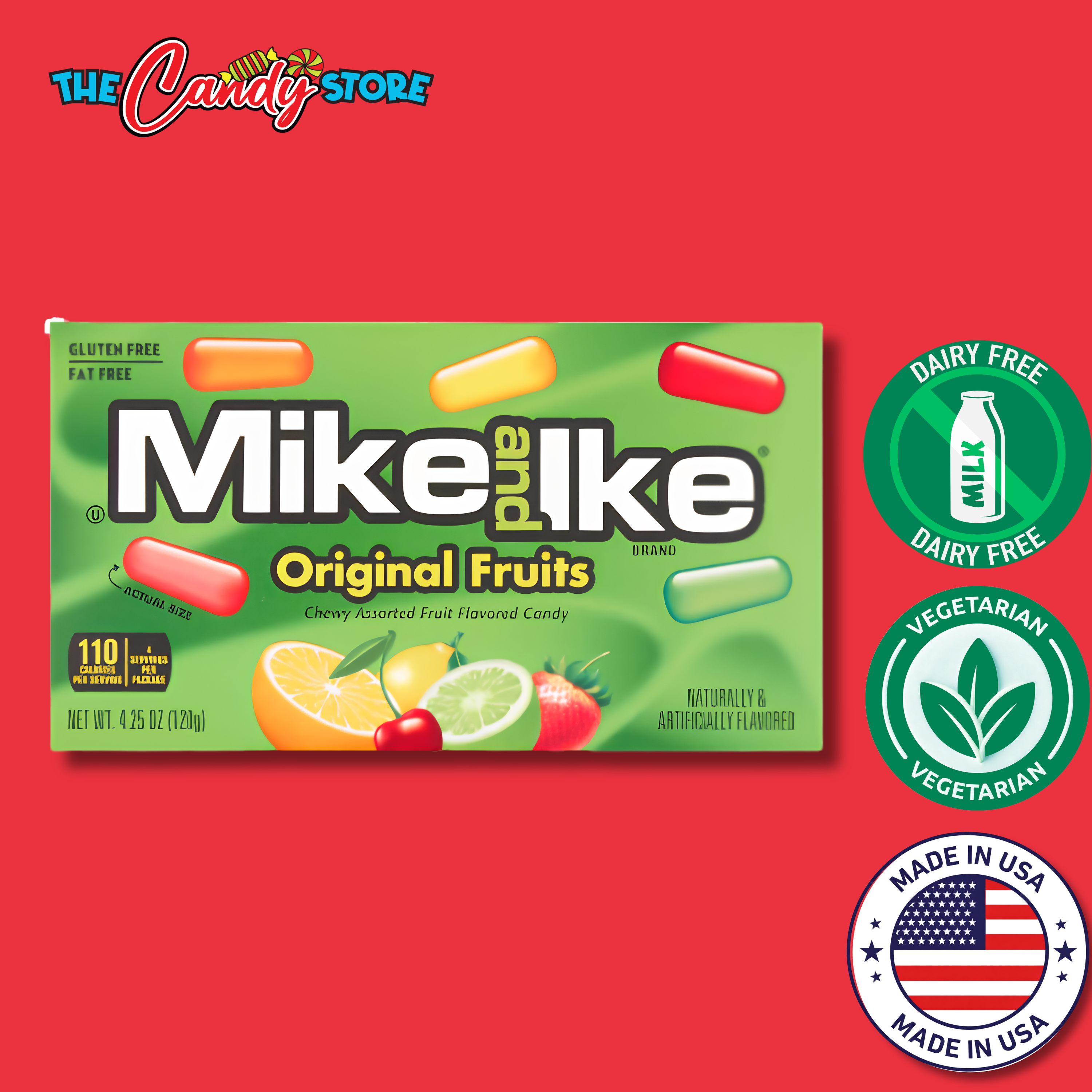 Mike and Ike Original Fruits Sweets Theatre Box