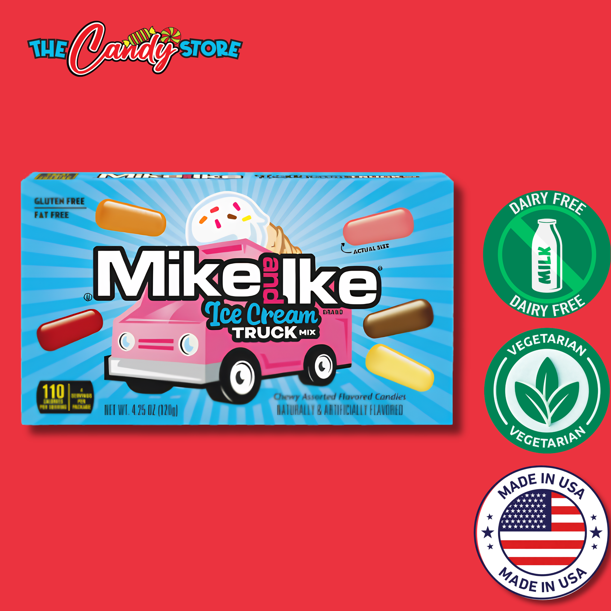 Mike & Ike Ice Cream Truck Mix Theatre Box