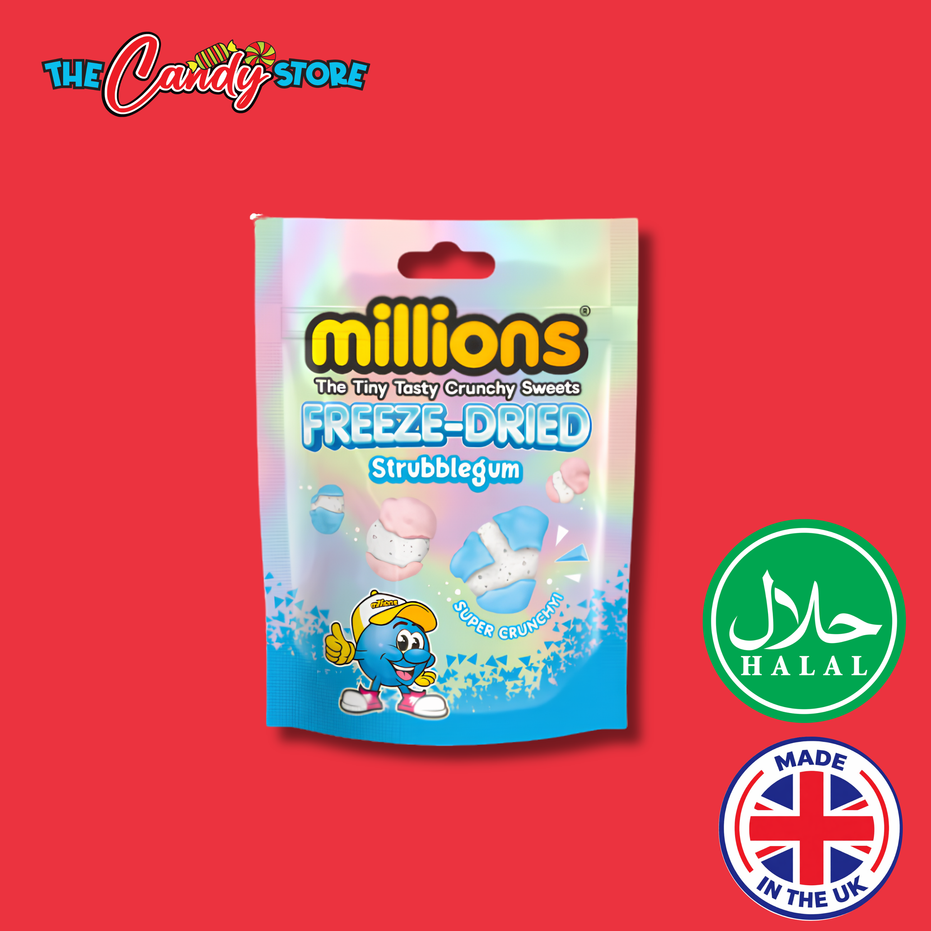 Millions Freeze-Dried Strubblegum Pouch 50g