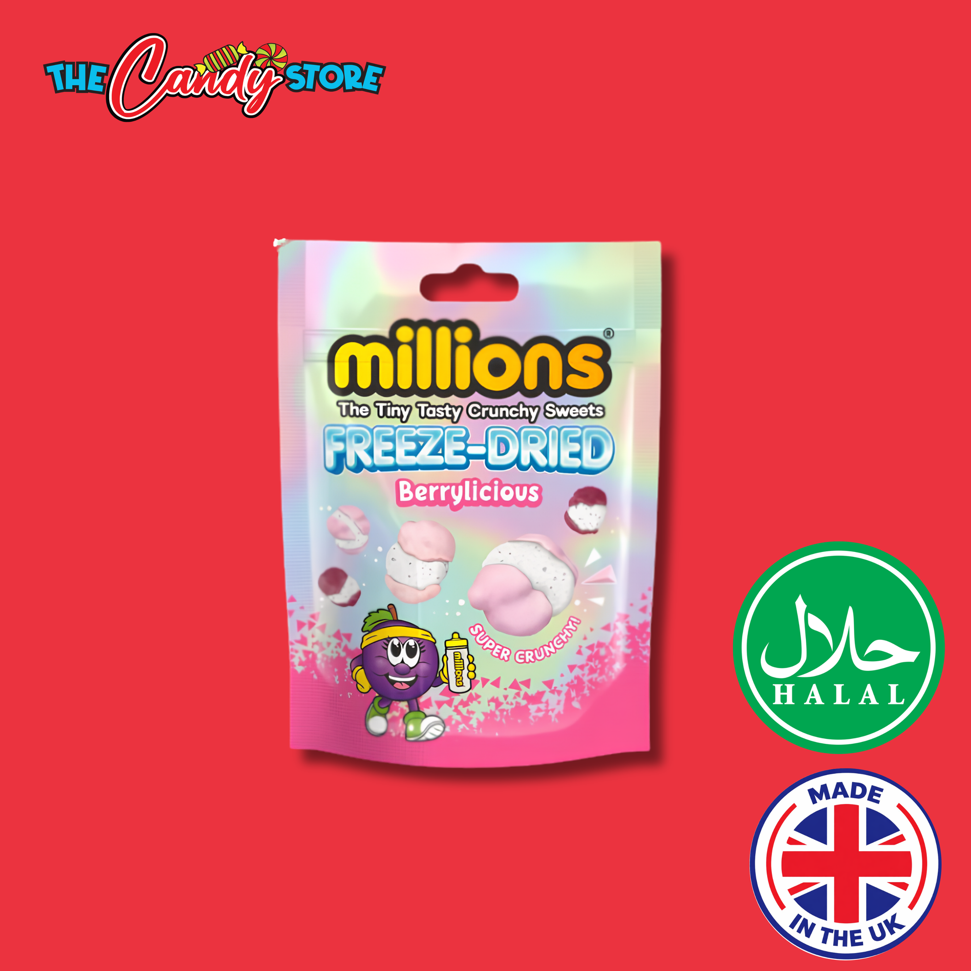 Millions Freeze-Dried Berrylicious Pouch 50g