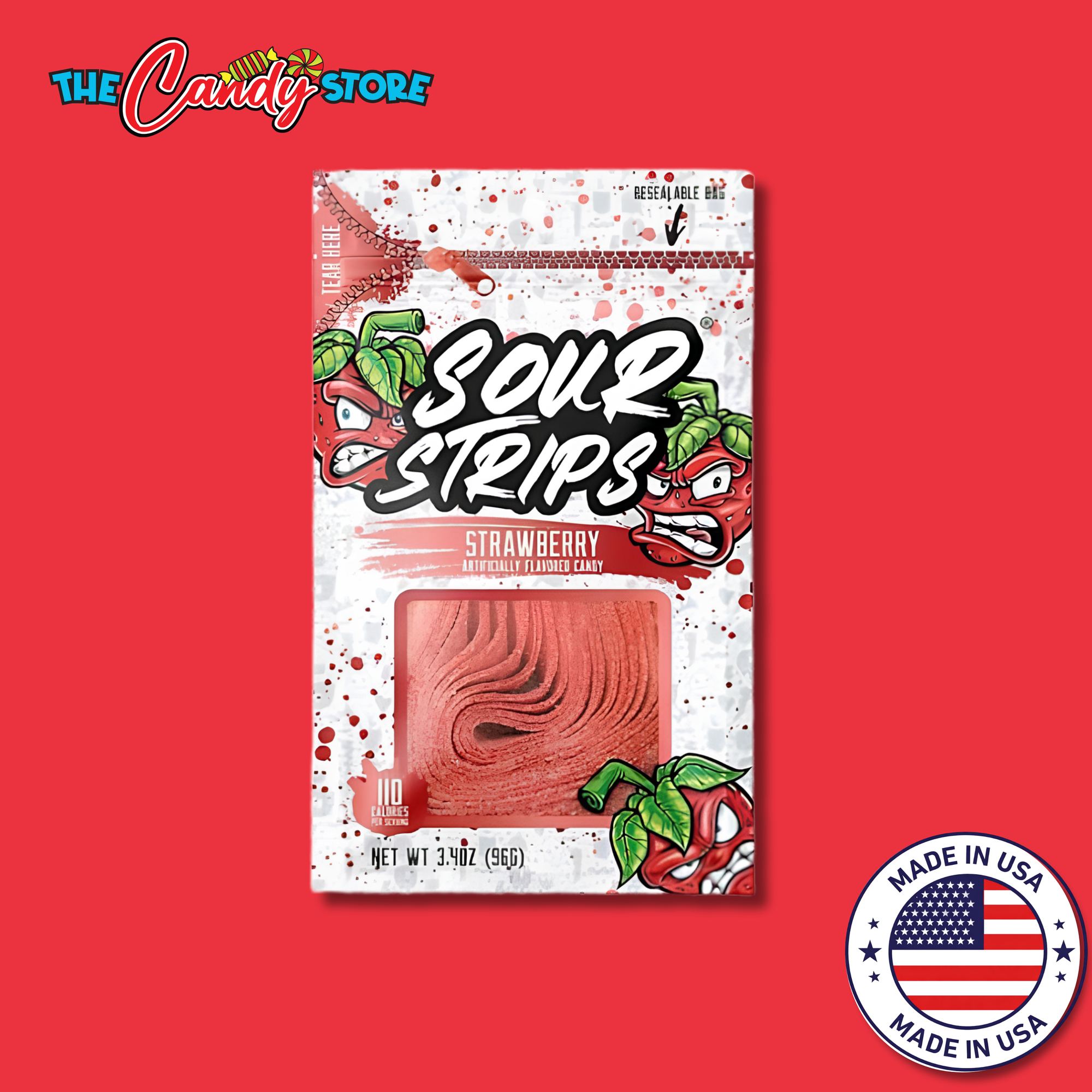 Sour Strips Strawberry