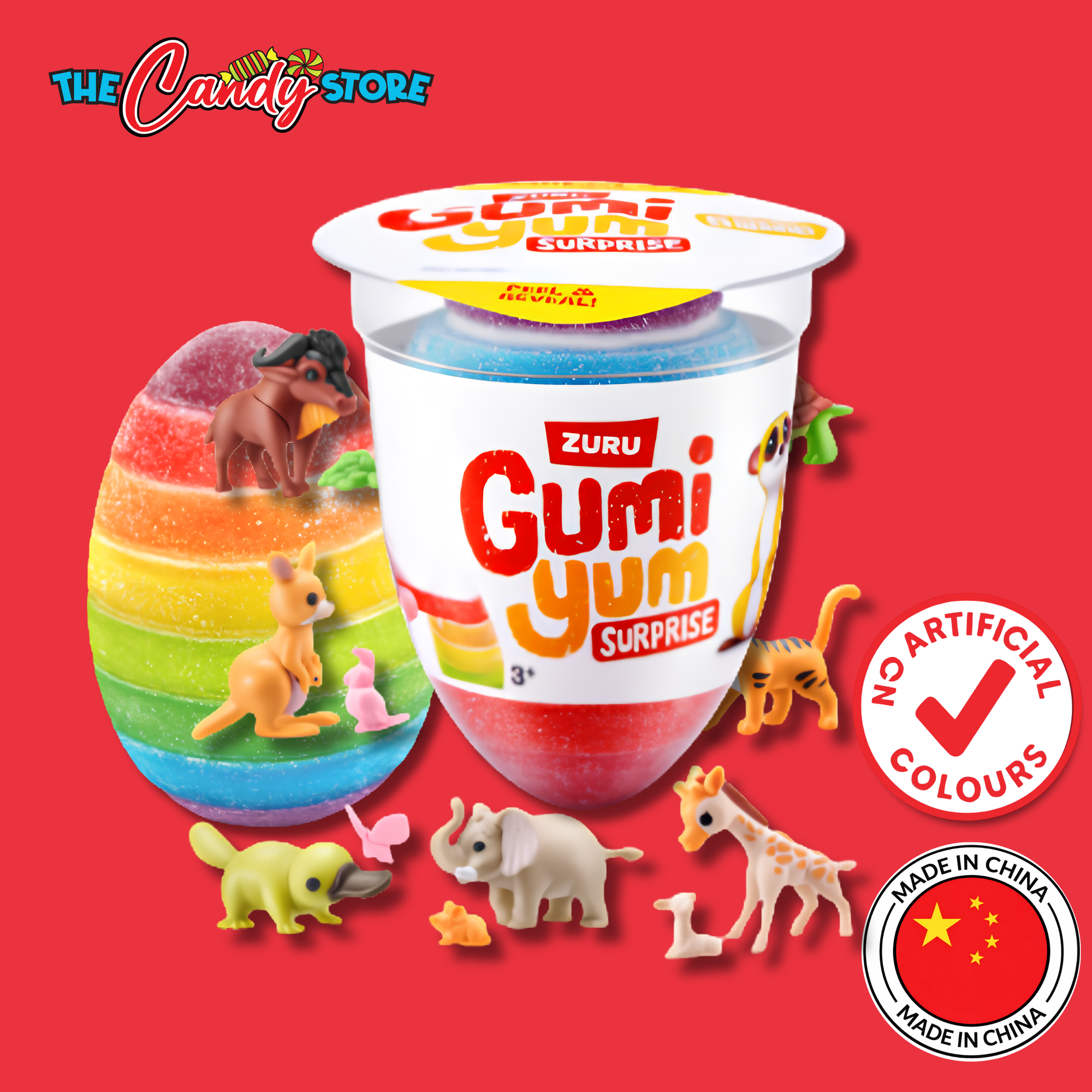 Gumi Yum Surprise Wildlife Gummy & Toy by Zuru