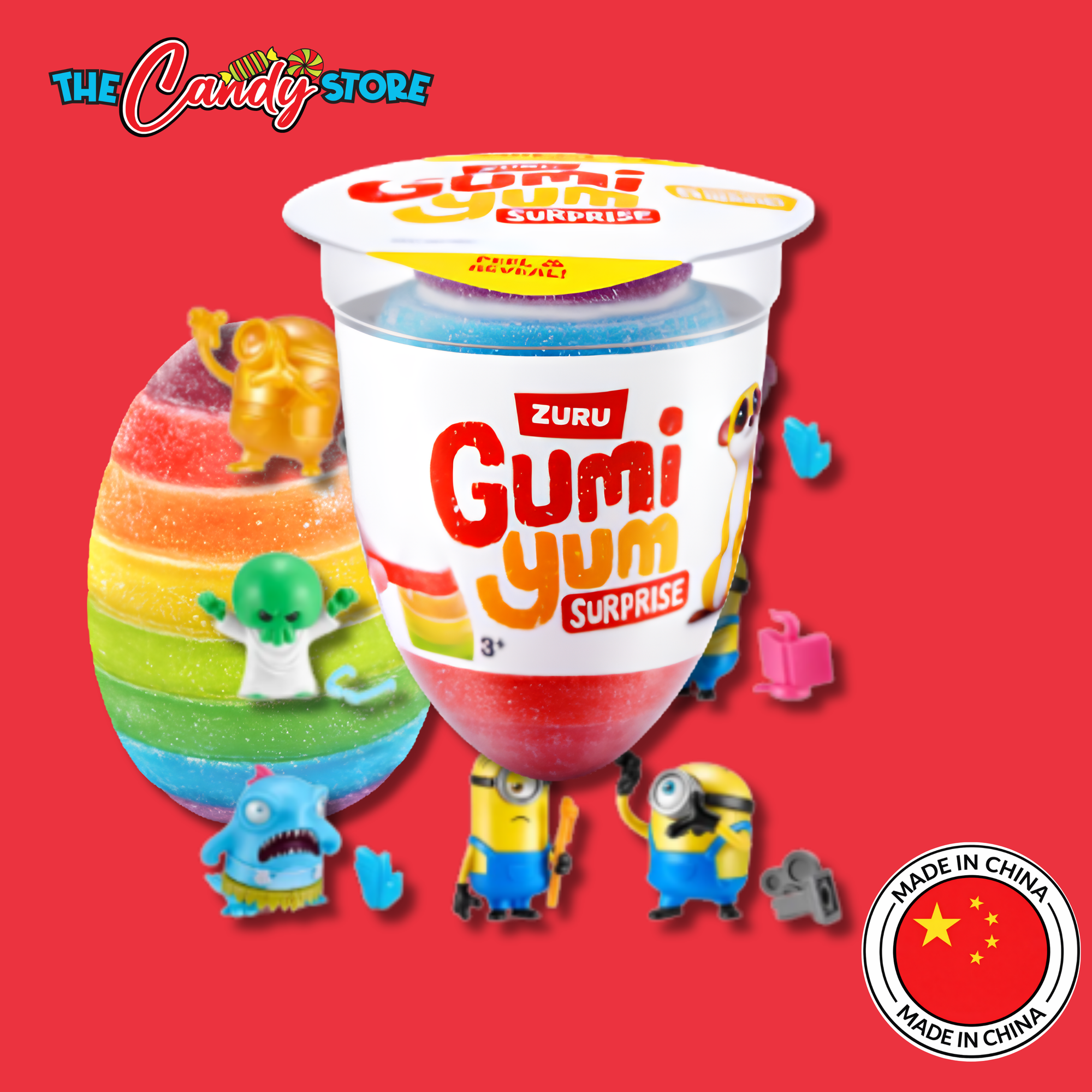 Gumi Yum Surprise Minions Gummy & Toy By Zuru