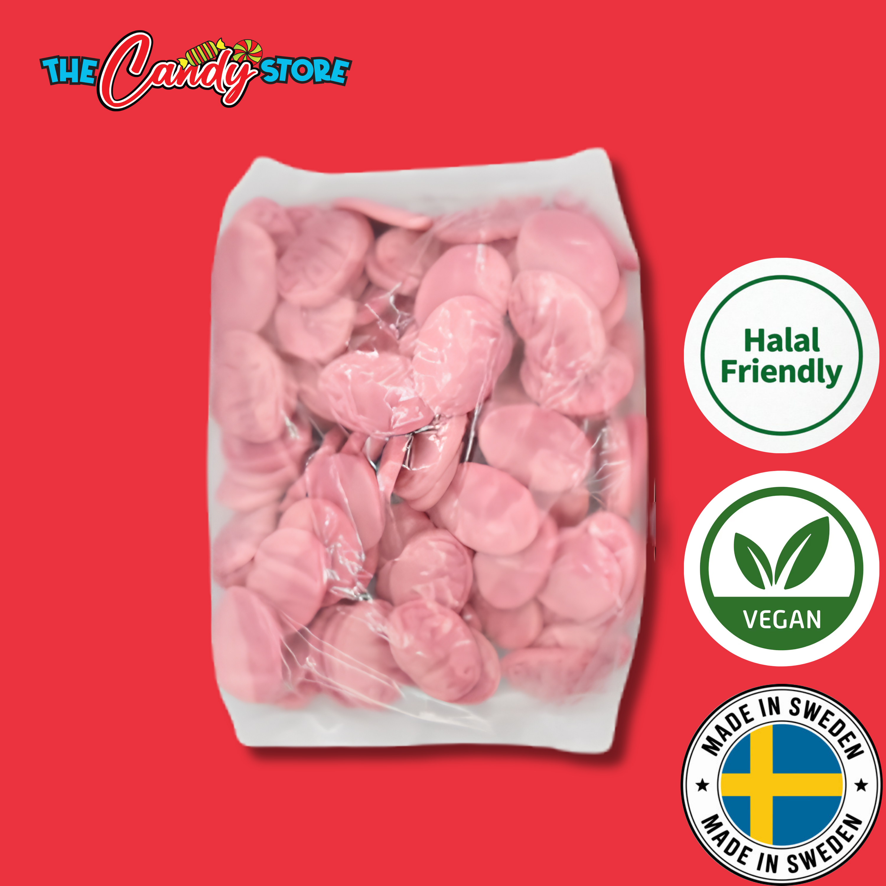 Bubs Wild Strawberry & Pomegranate Oval