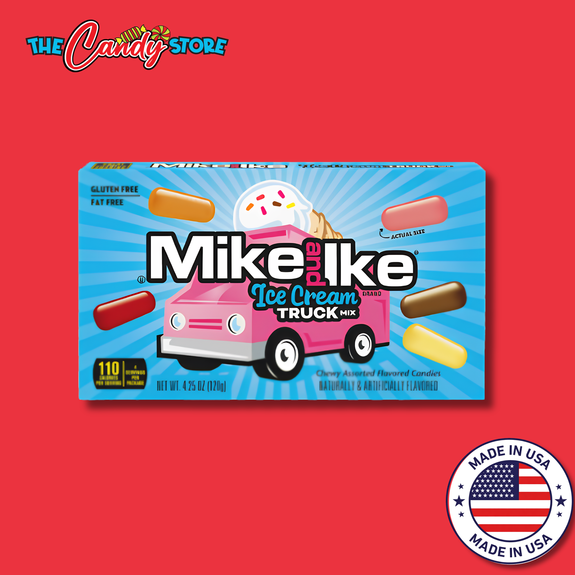 Mike & Ike Ice Cream Truck Mix Theatre Box