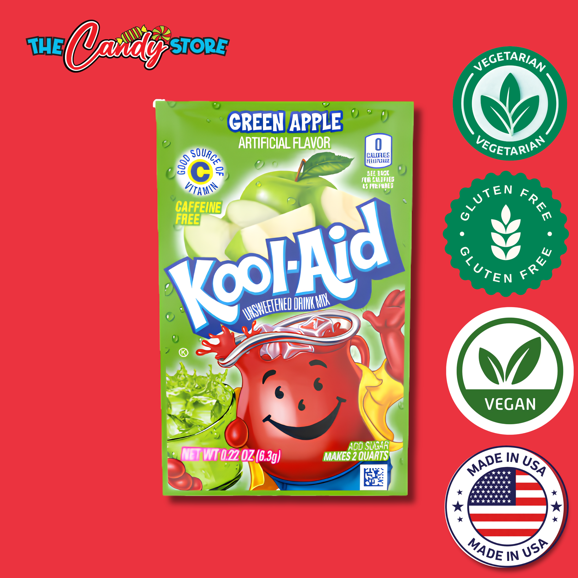 Kool-Aid Unsweetened Green Apple