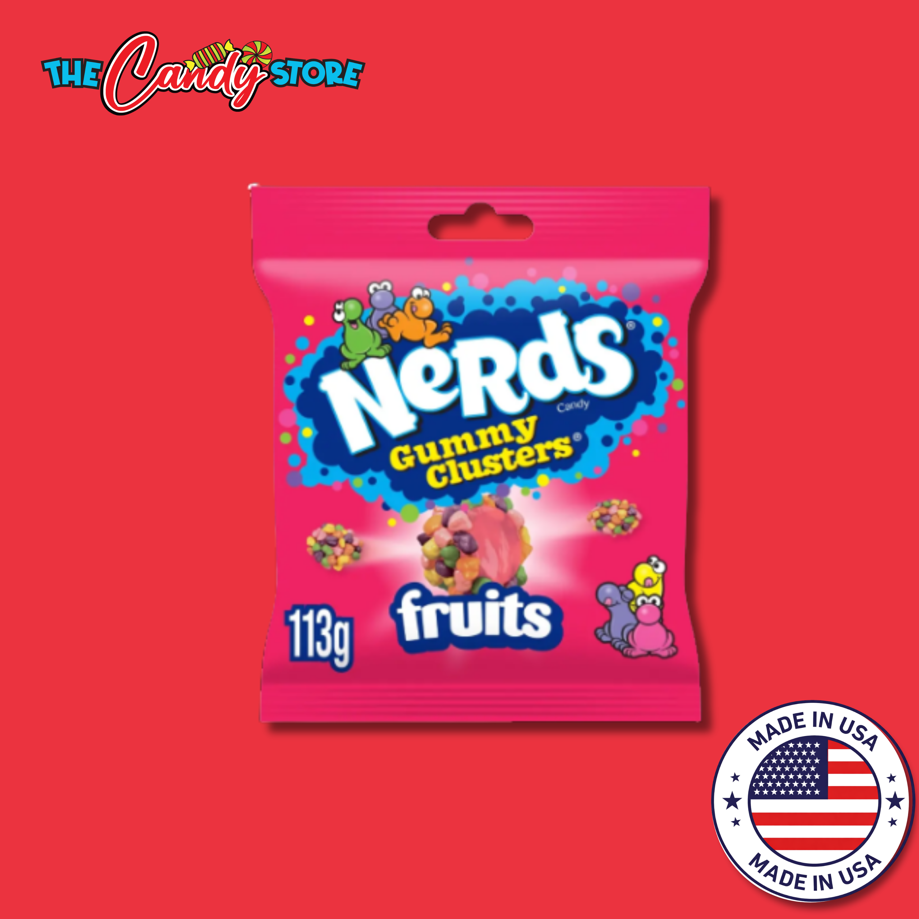 Nerds Gummy Clusters Fruit Flavour Bag