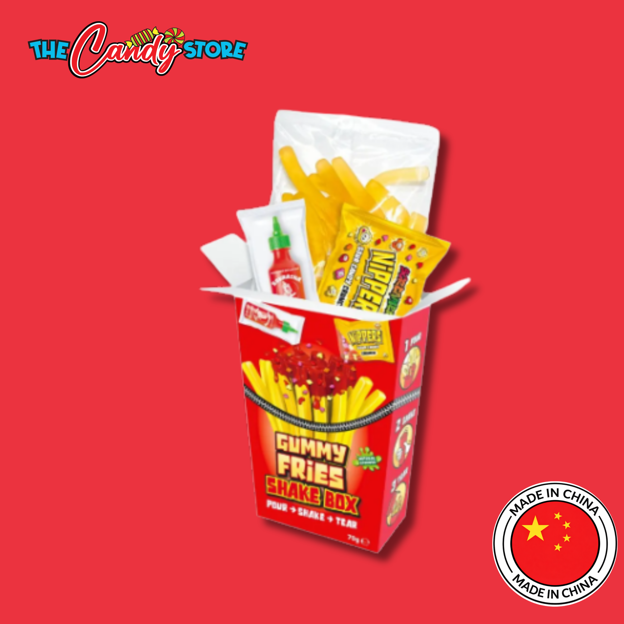 Zed Candy Screamers Gummy Fries Shake Box