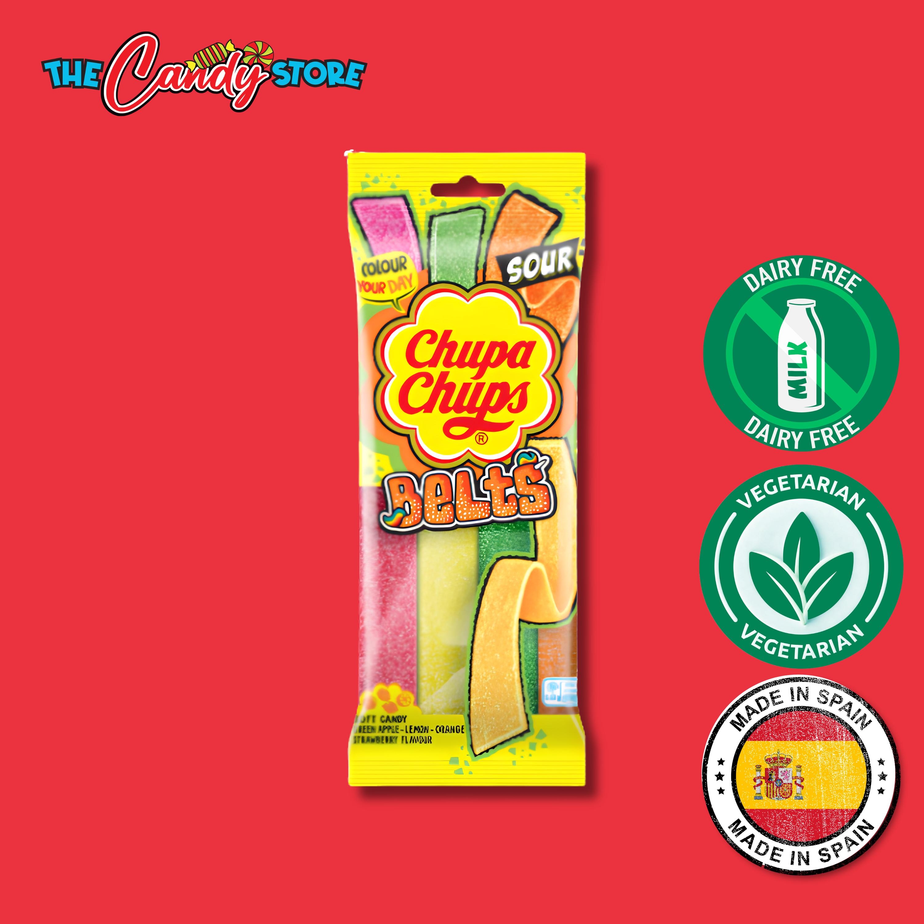 Chupa Chups Sour Mixed Belts Pack