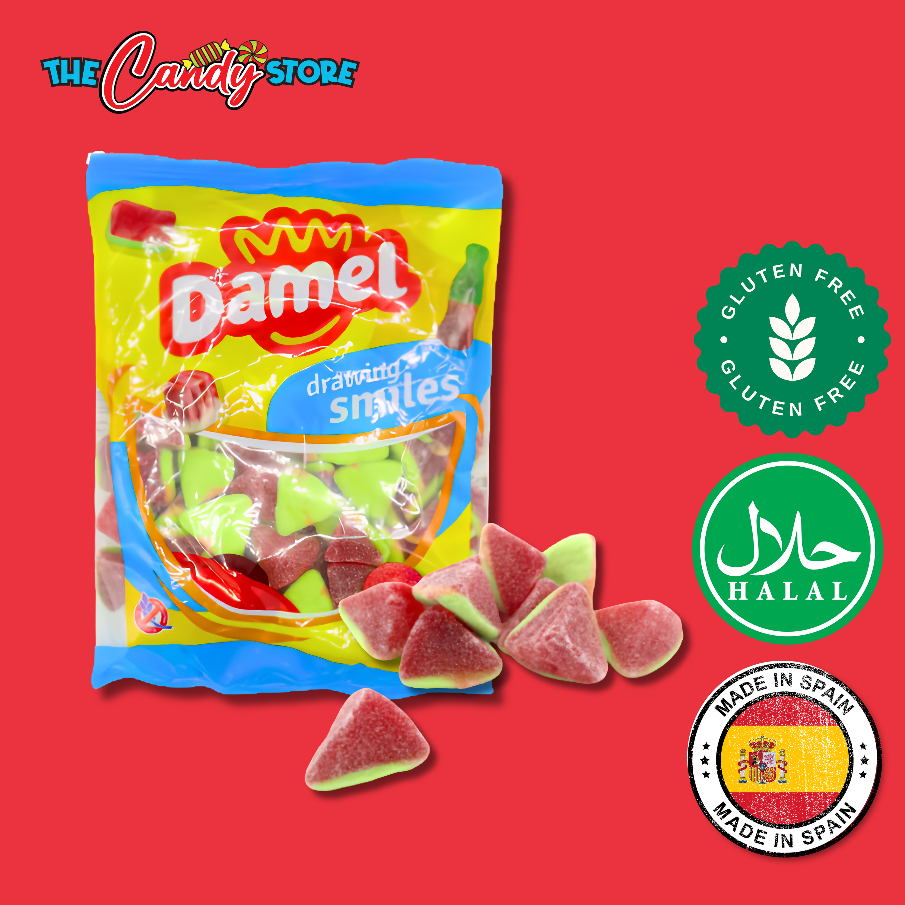 Damel Jelly Filled Watermelon Slices Bag