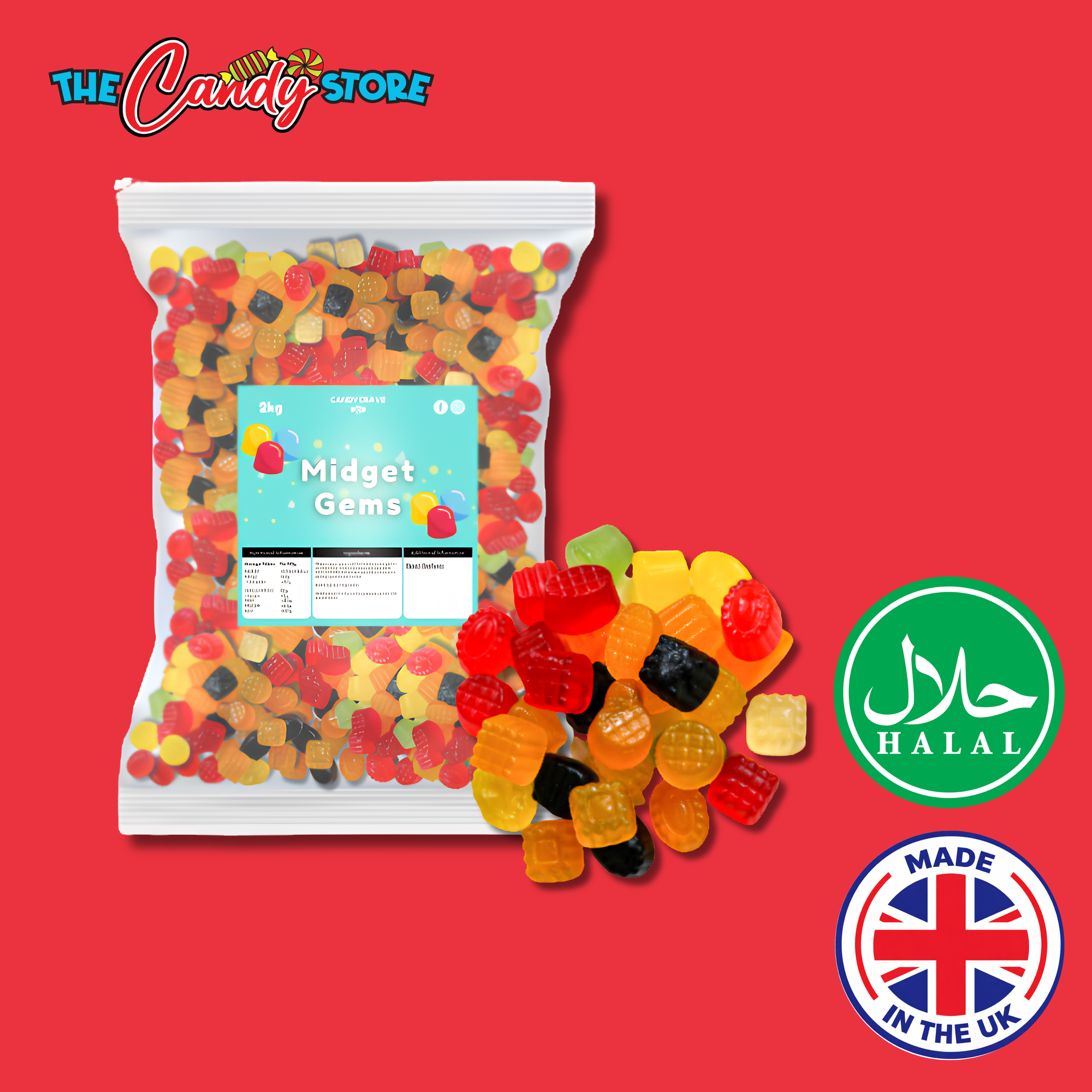 Candycrave English Midget Gems 2kg