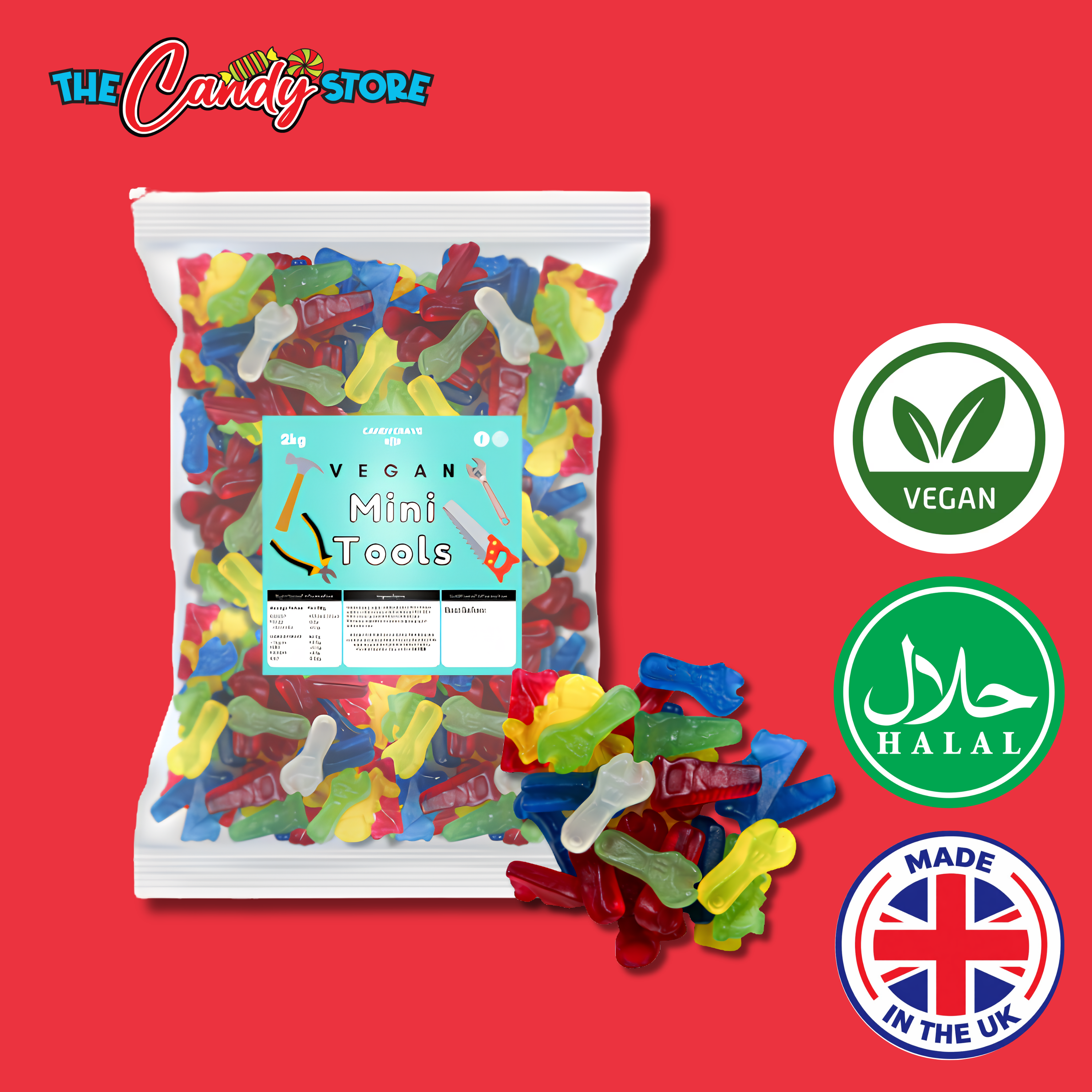Candycrave Vegan Mini Tools 2kg
