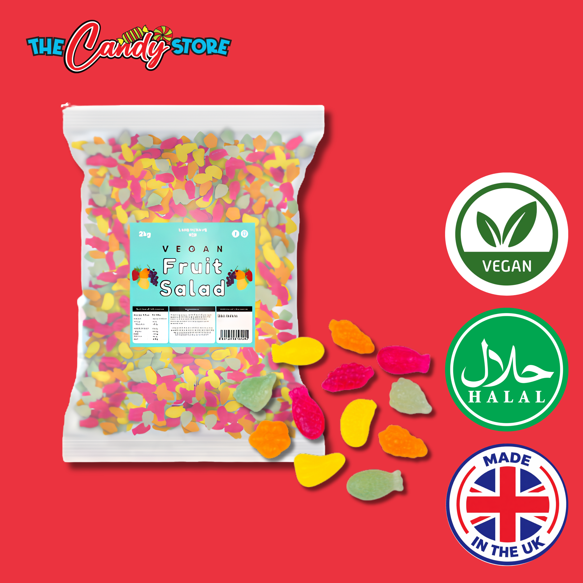 Candycrave Vegan Fruit Salad 2kg