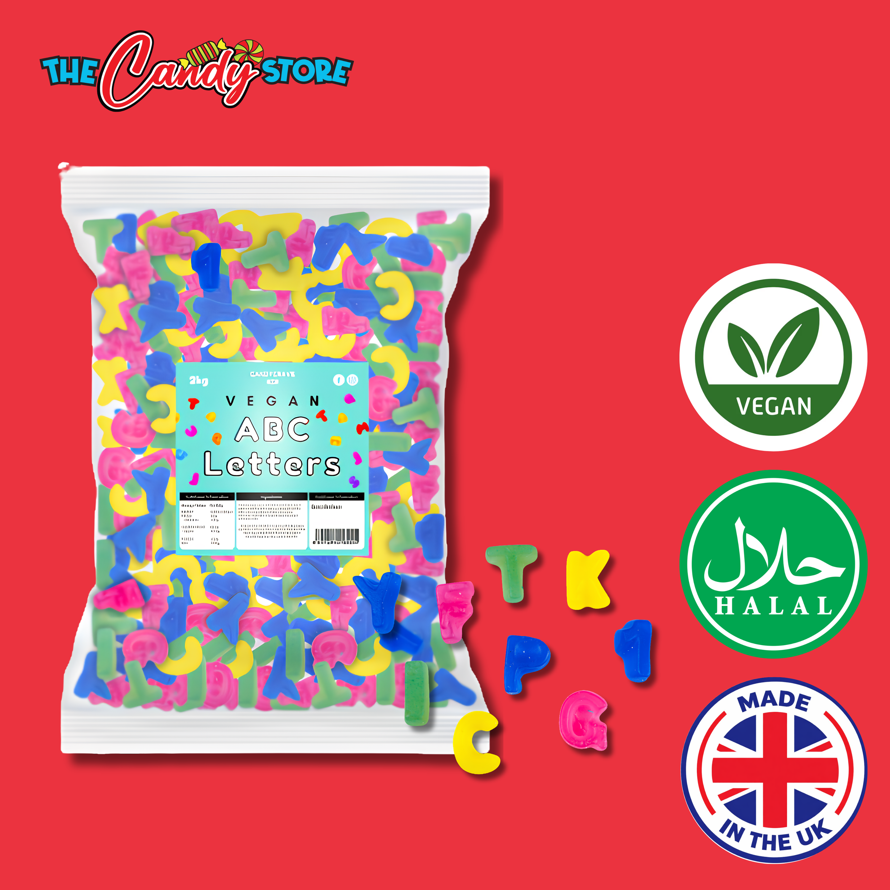 Candycrave Vegan ABC Letters 2kg