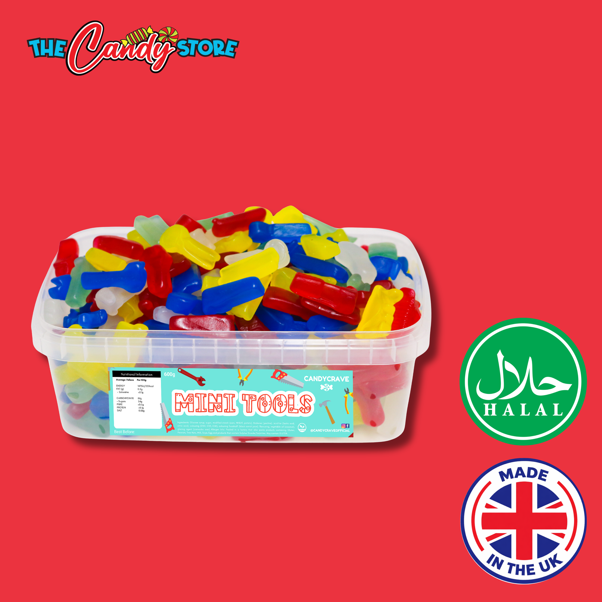 Candycrave Mini Tools Tub 600g