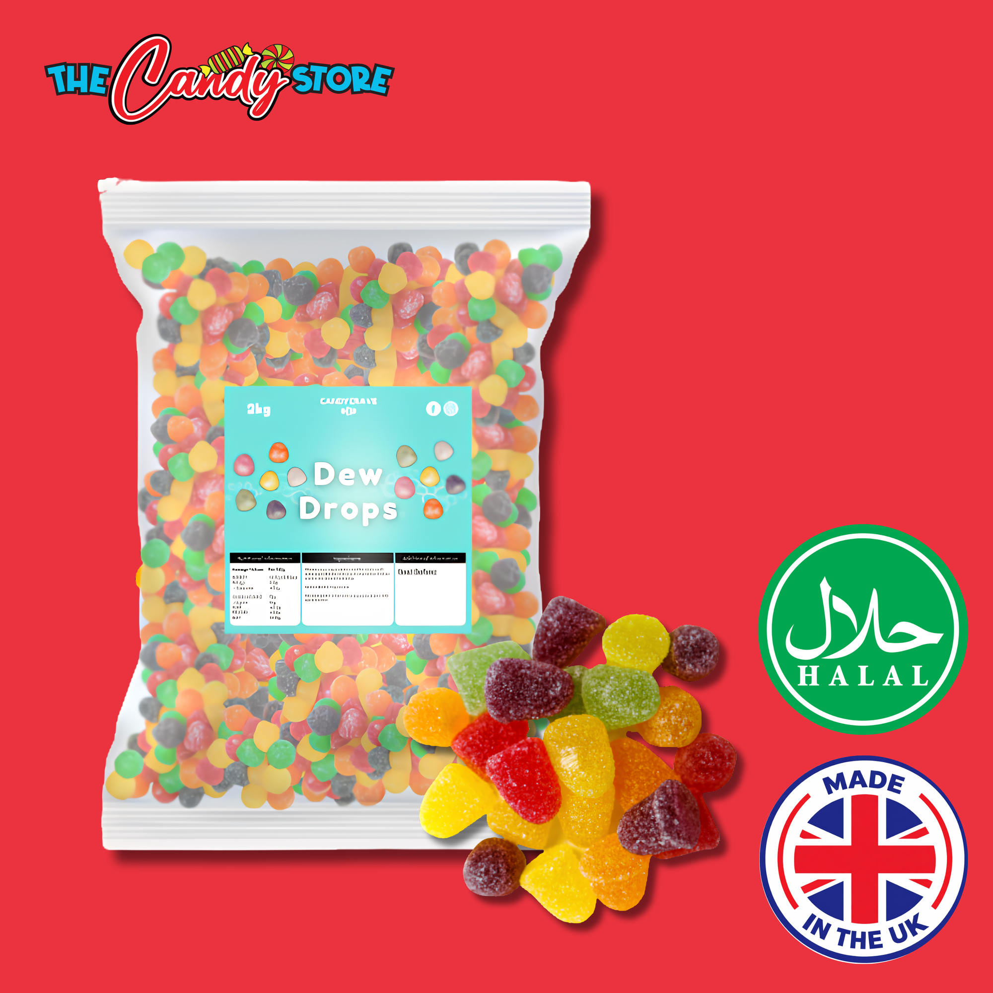 Candycrave English Dew Drops 2kg