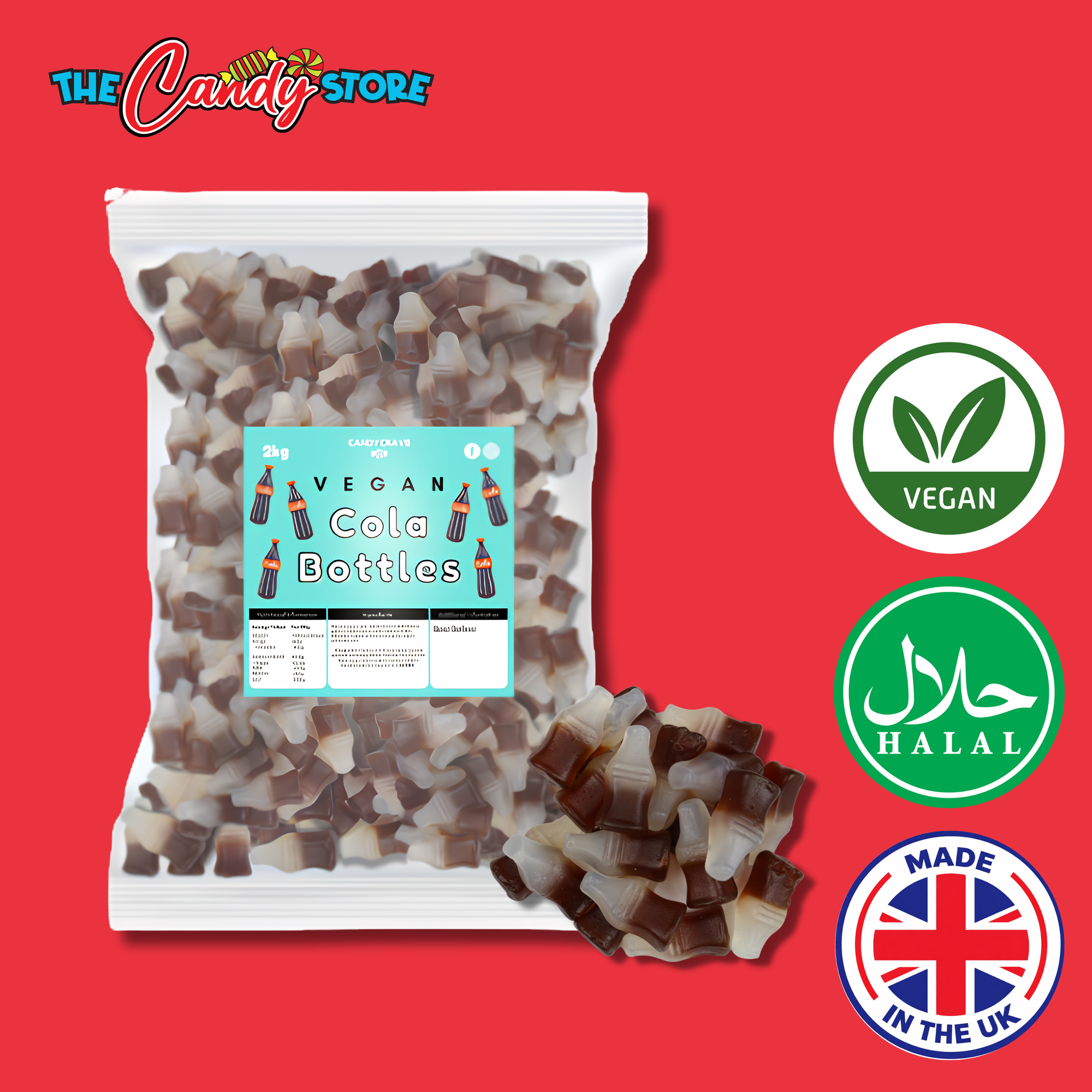 Candycrave Vegan Cola Bottles 2kg