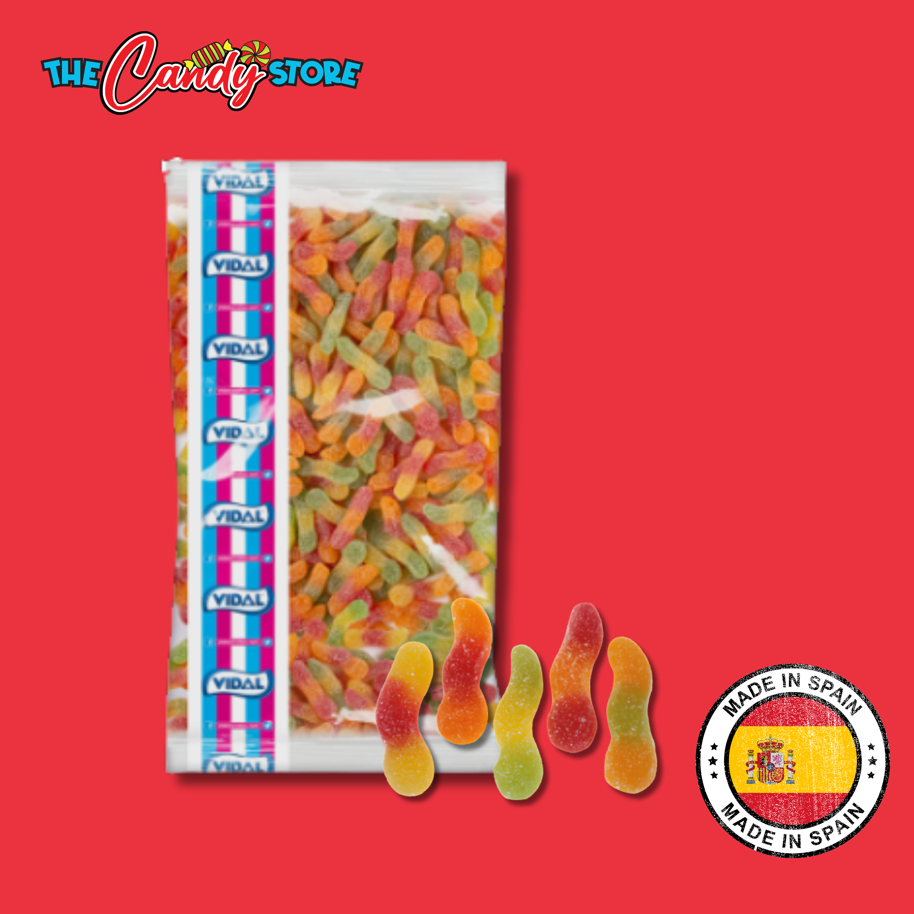 Vidal Sour Glow Worms 3kg