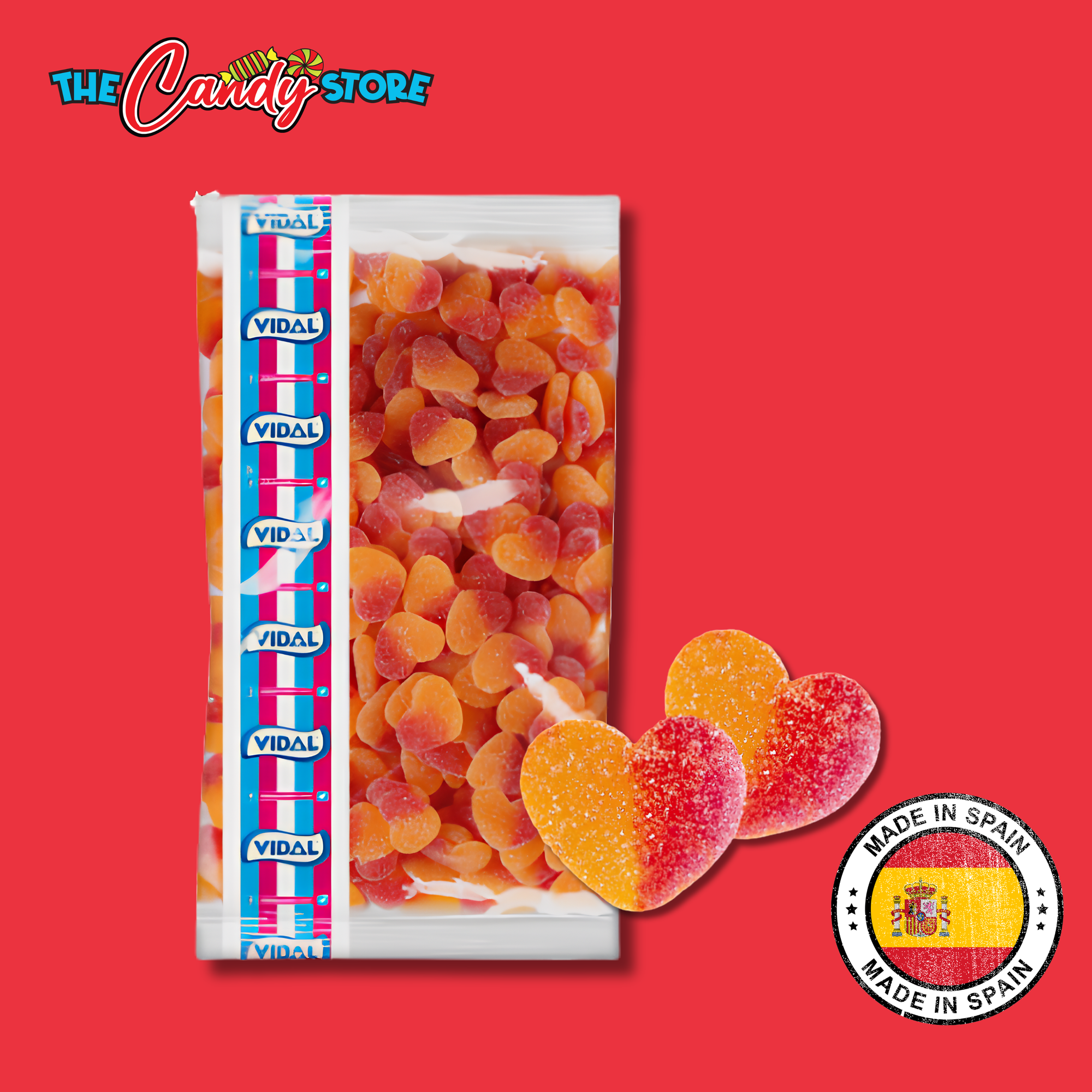 Vidal Peach Hearts 3kg