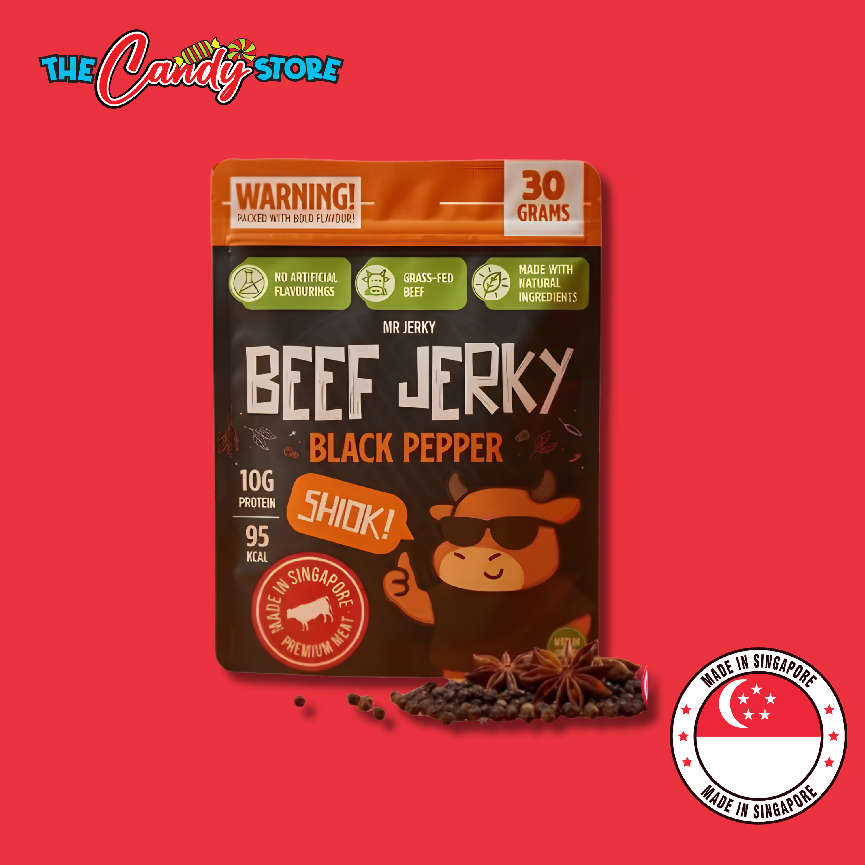 Mr Jerky Salt & Pepper Beef Chips