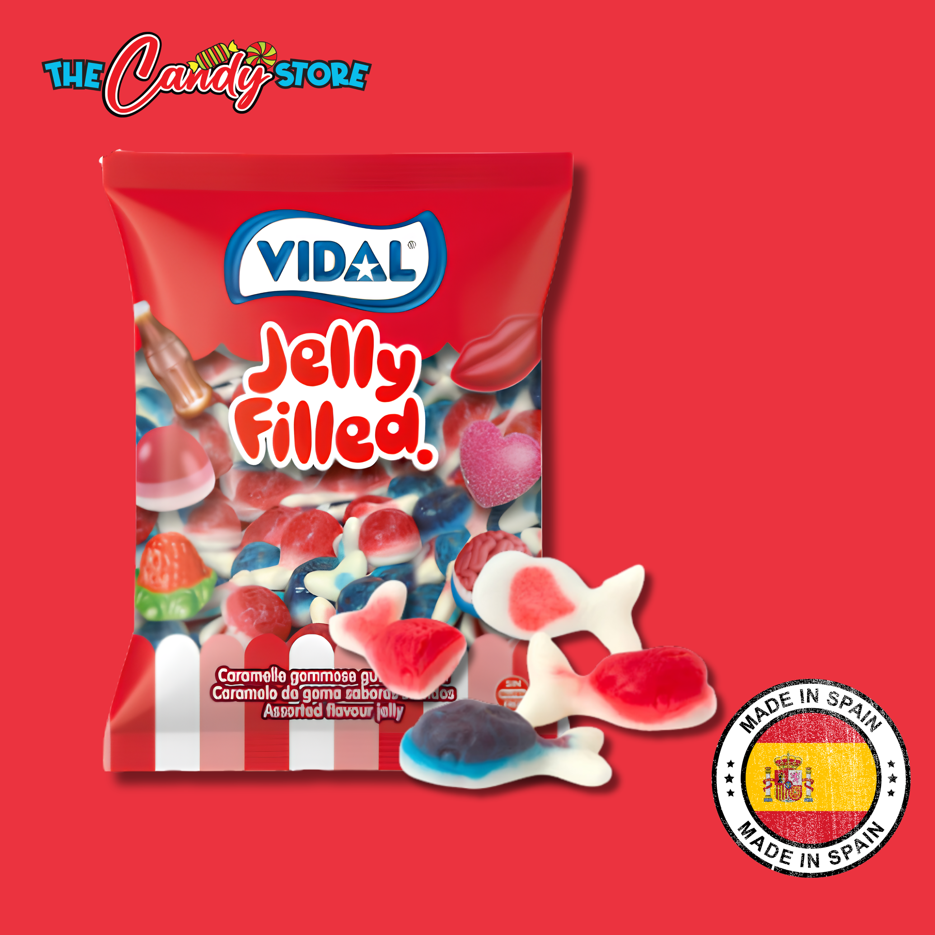 Vidal Jelly Filled Whales 1kg