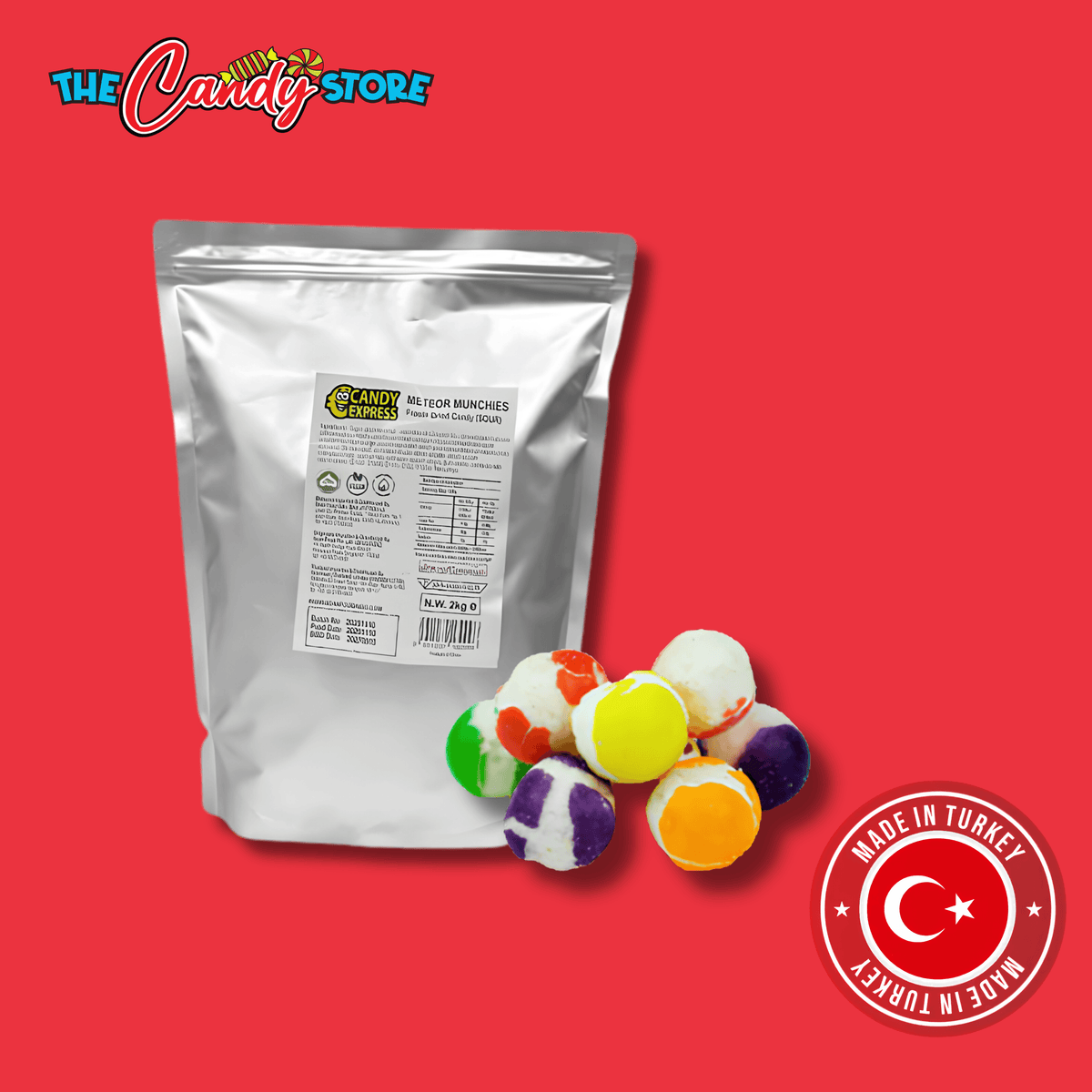 Candy Express Sour Freezedried Candy (2kg Bag)