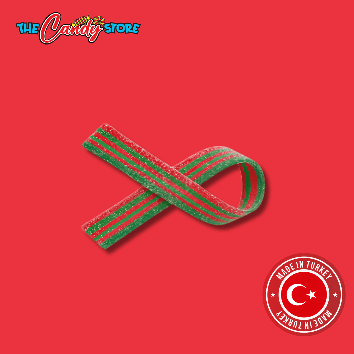 Candy Express Sour Belt Cherry (1.5kg Bag)