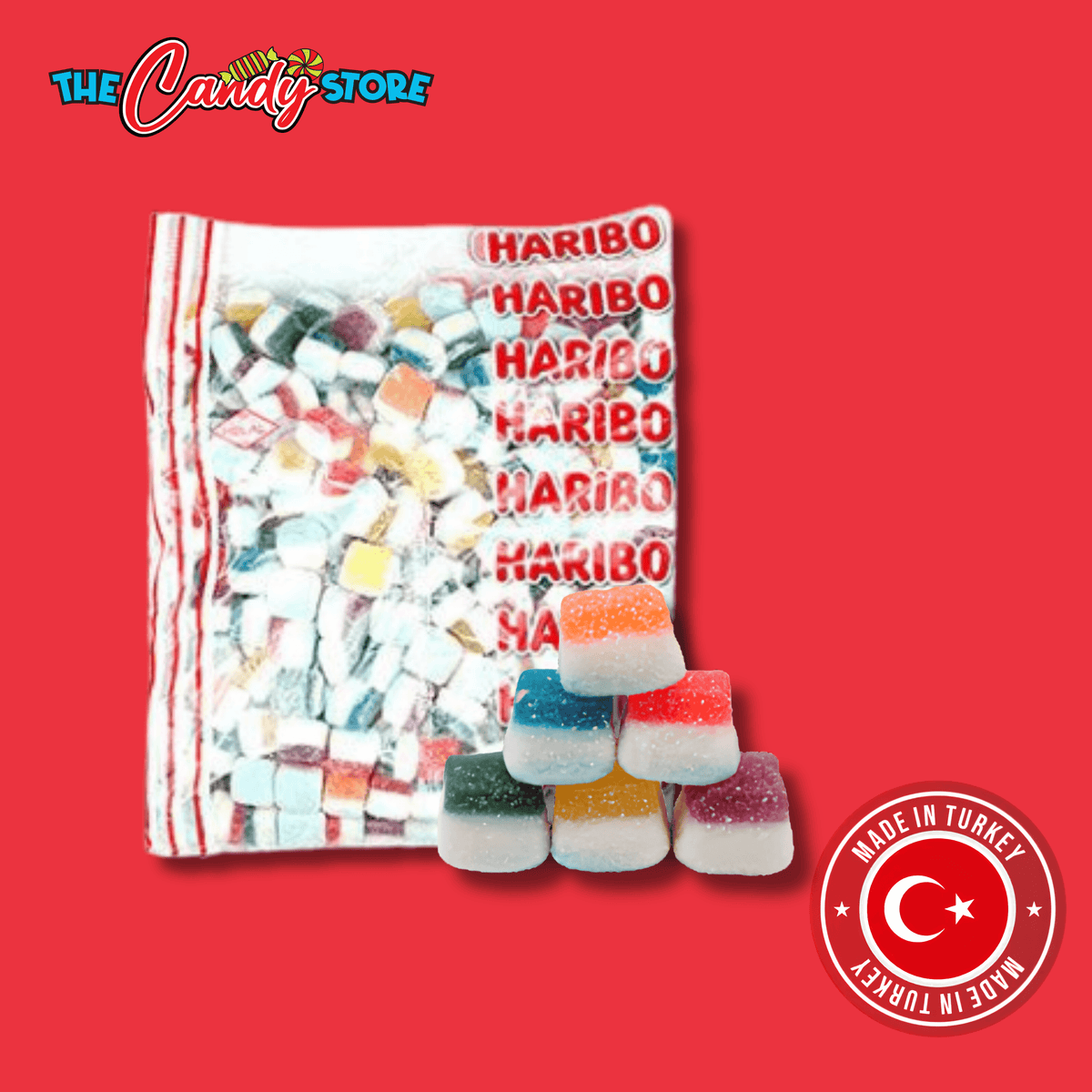 Haribo Sound Cubes (0.9kg Bag)