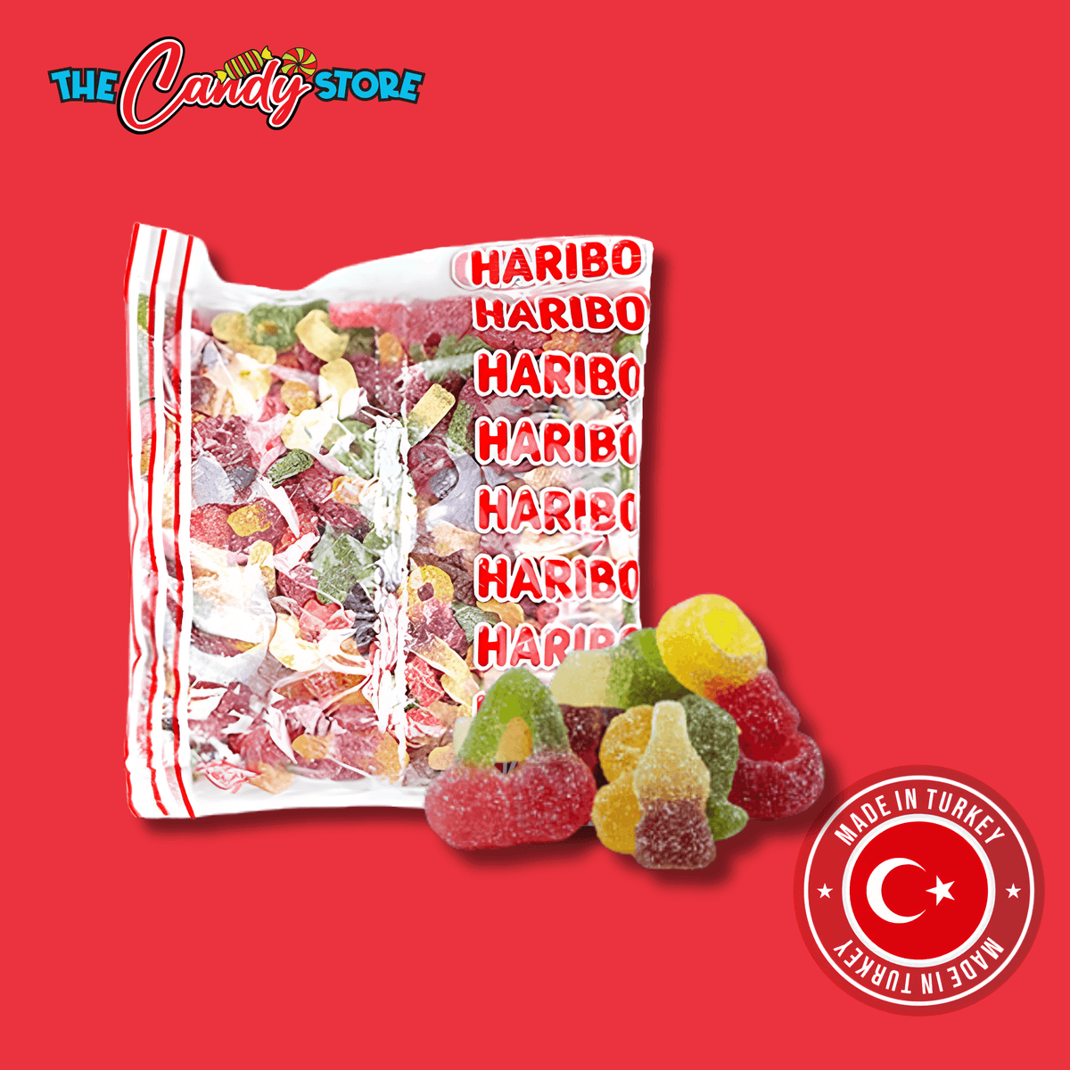 Haribo Mix Sour (0.9kg Bag)