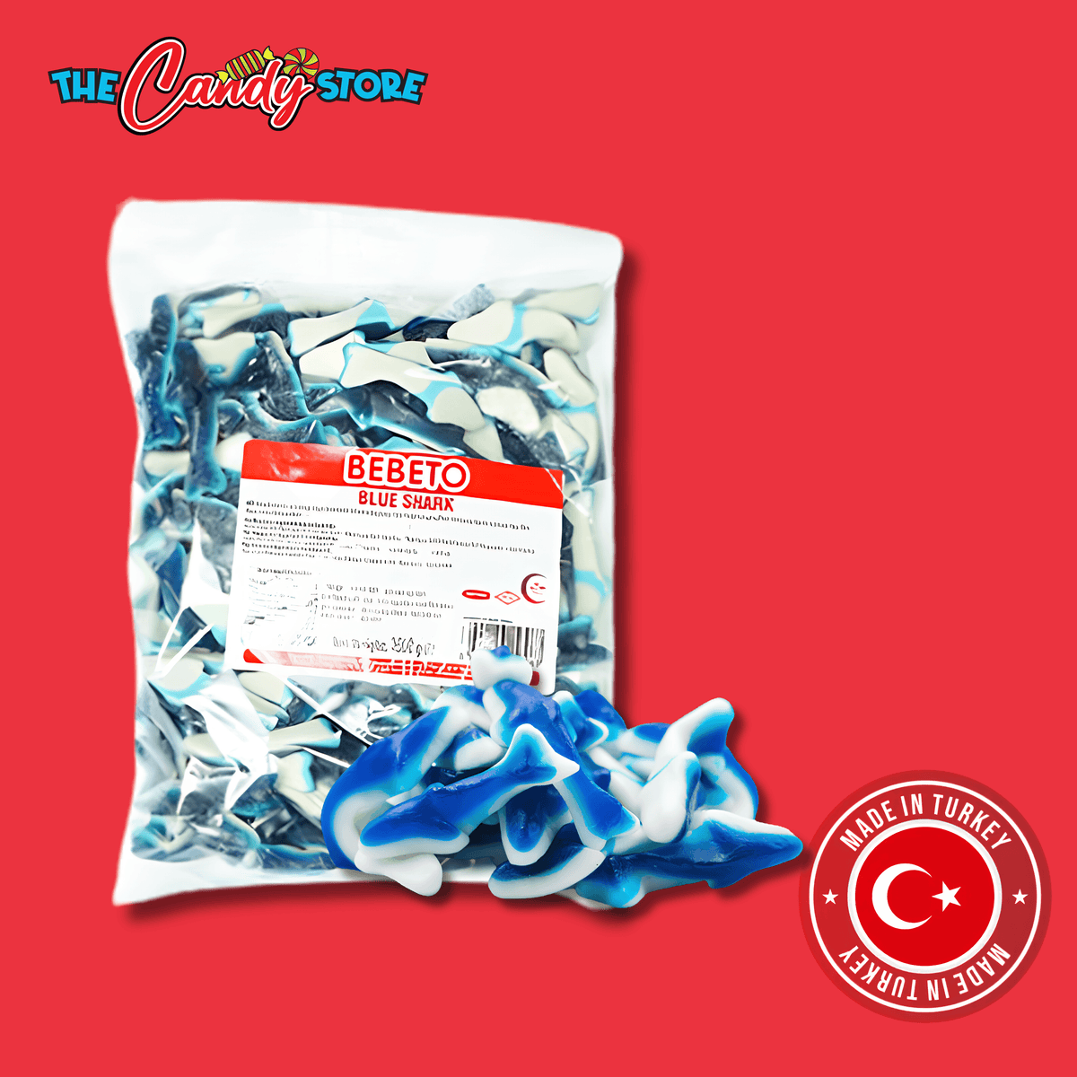Bebeto 9g Blue Shark (1kg Bag)