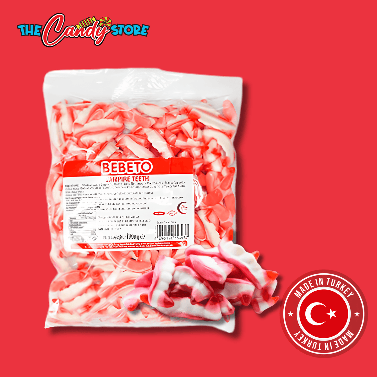 Bebeto 6g Vampire Teeth (1kg Bag)