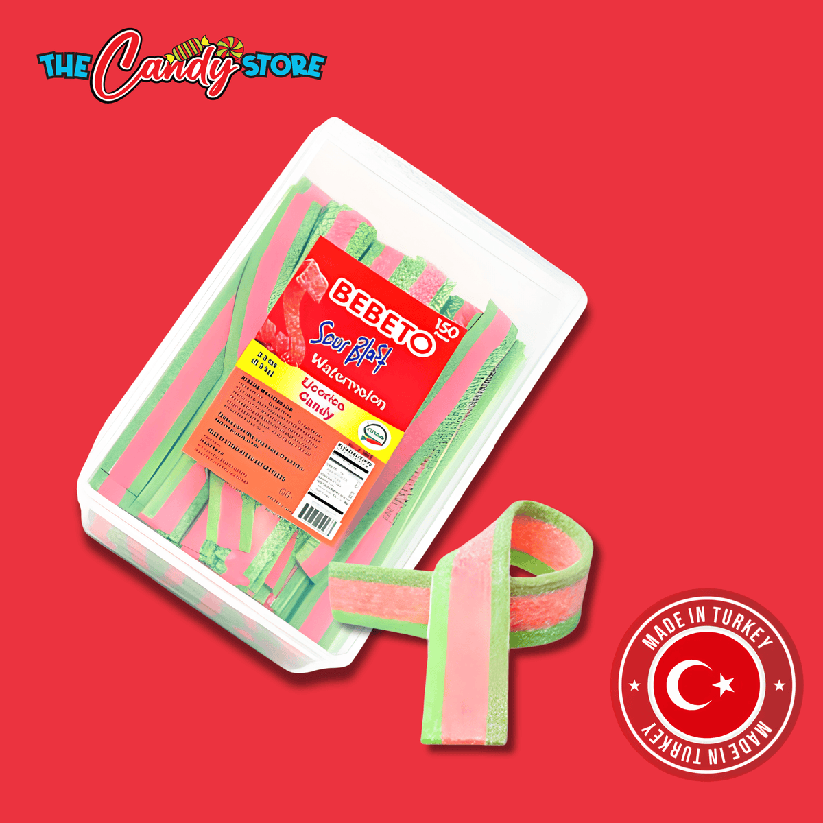 Bebeto 10g Sour Blast Watermelon (1.5kg Bag)